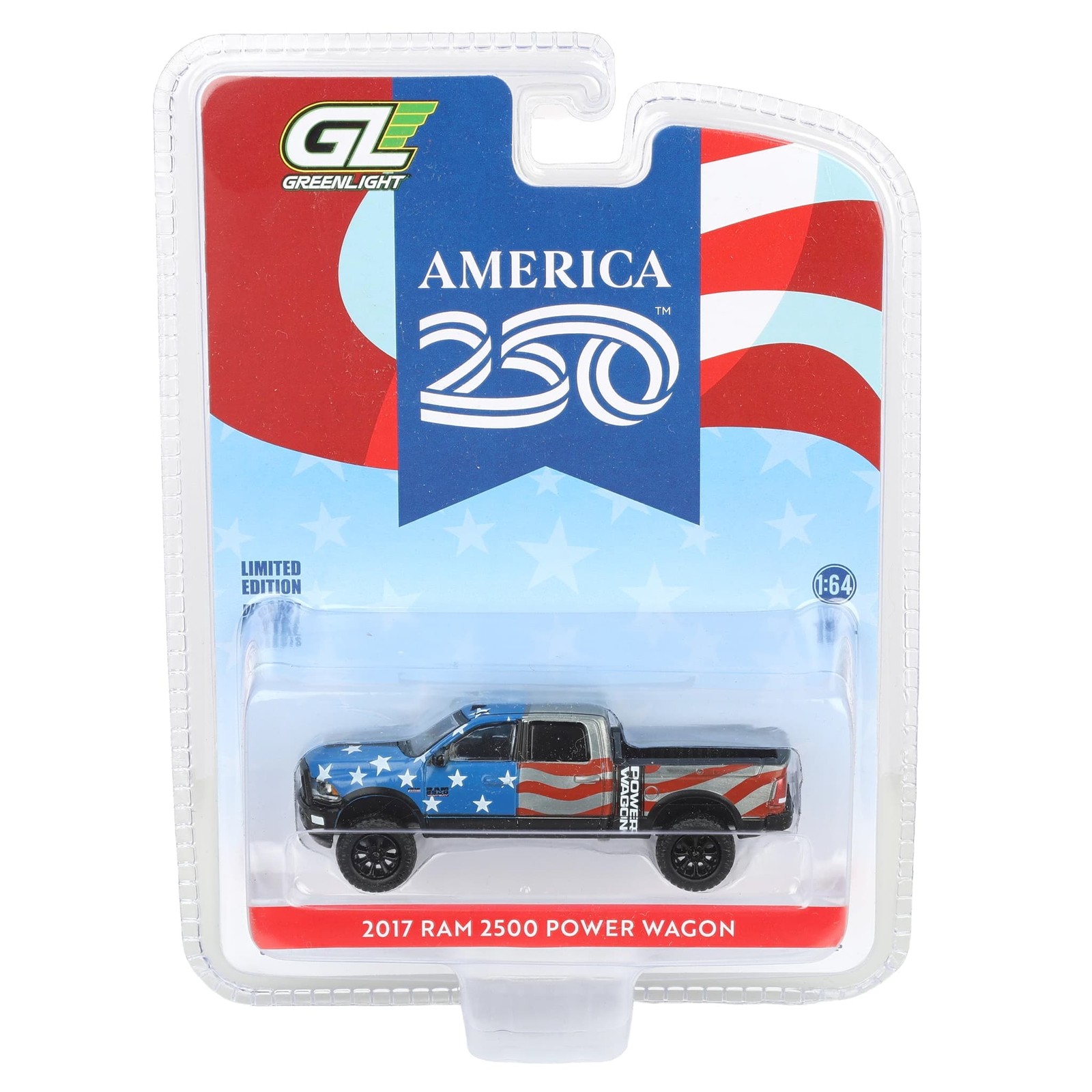 Raw Chase – 1/64 2017 Ram 2500 Power Wagon USA 250, 28180-B