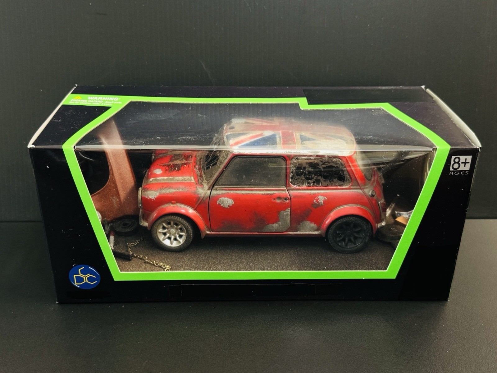 1971 Mini Cooper Wrecked Abandoned 1/18 Kodeblake Barn Find Diorama 1 Of 1 🔥