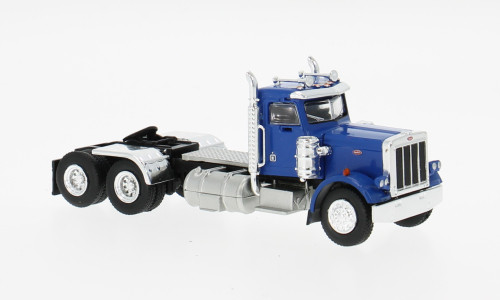 BREKINA 1973 PETERBILT 359 TRACTOR BLUE HO 1/87 PLASTIC