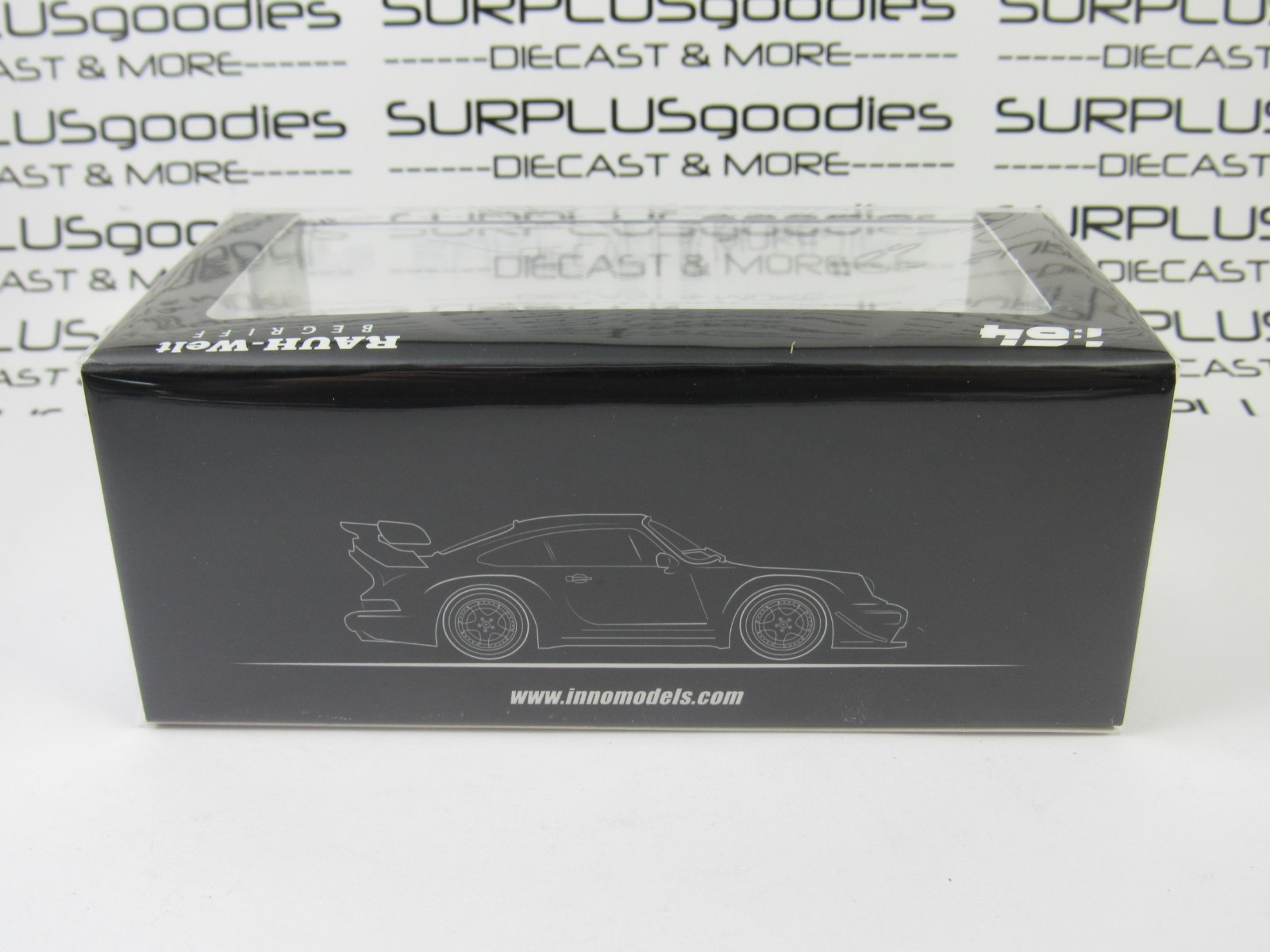 2026 INNO64 Black Matt Matte PORSCHE 964 RWB Darth Vader Item #IN64-RWB964-BM