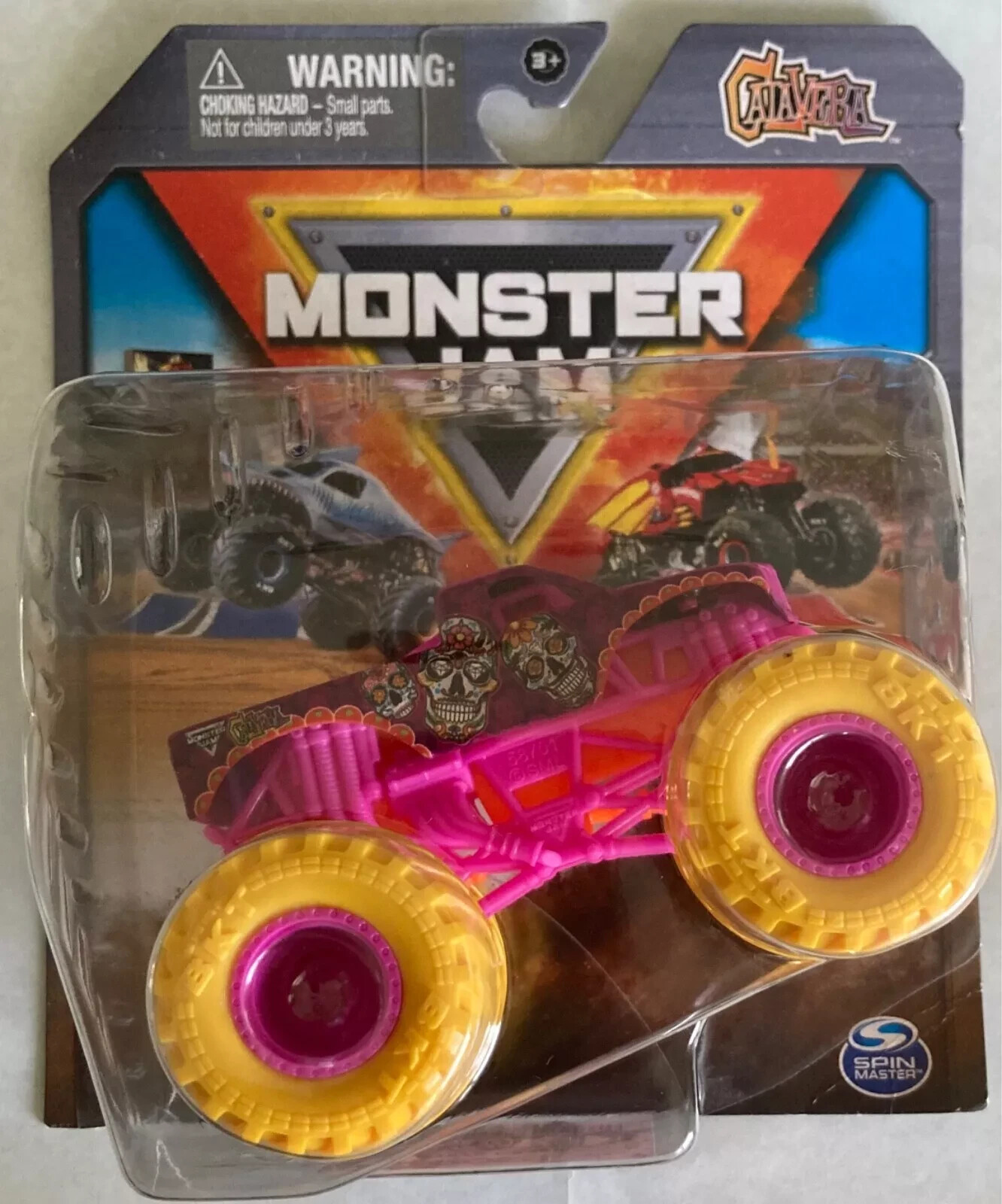 Monster Jam Truck Calavera 1/64 Scale Series 7 True Metal by Spin Master