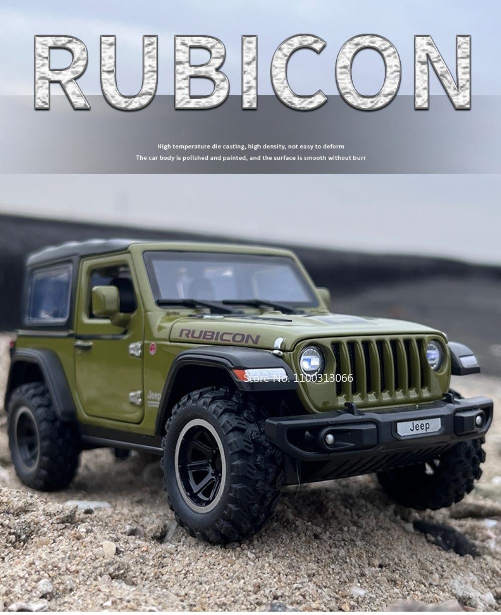 1:32 Alloy Diecast Off Road Vehicle Model 1941 Style Sound Light Toy Car Gift