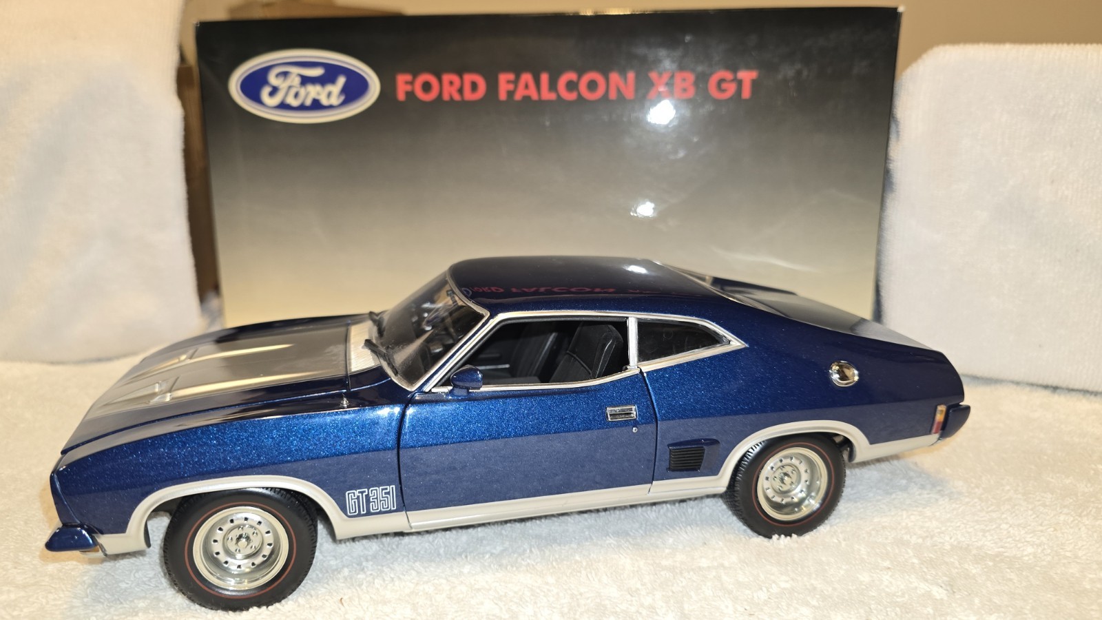 1/18 Biante/Autoart Ford Falcon XB GT, Apollo Blue, Beautiful,See Description