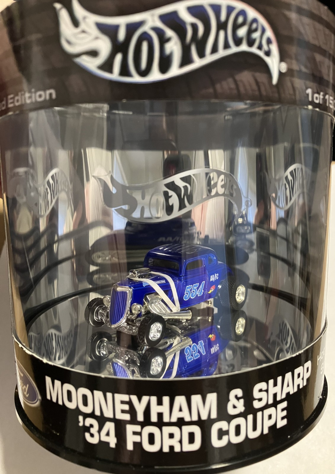 2003 Hot Wheels Oil Can Hot Rod Series Mooneyham & Sharp ’34 Ford Coupe 2 of 4