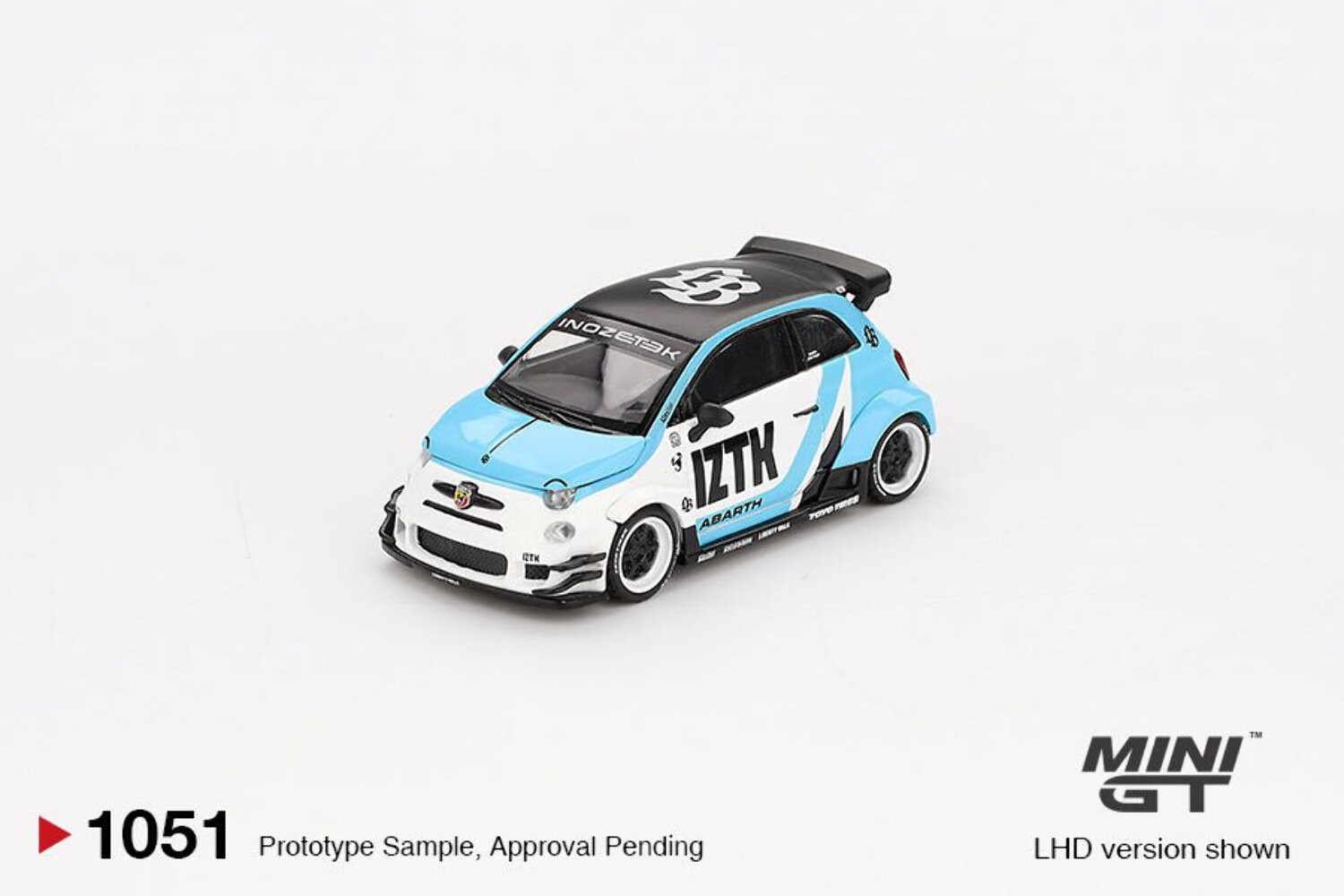 Mini GT 1:64 Abarth 595 LB-WORKS x Abas Works IZTK