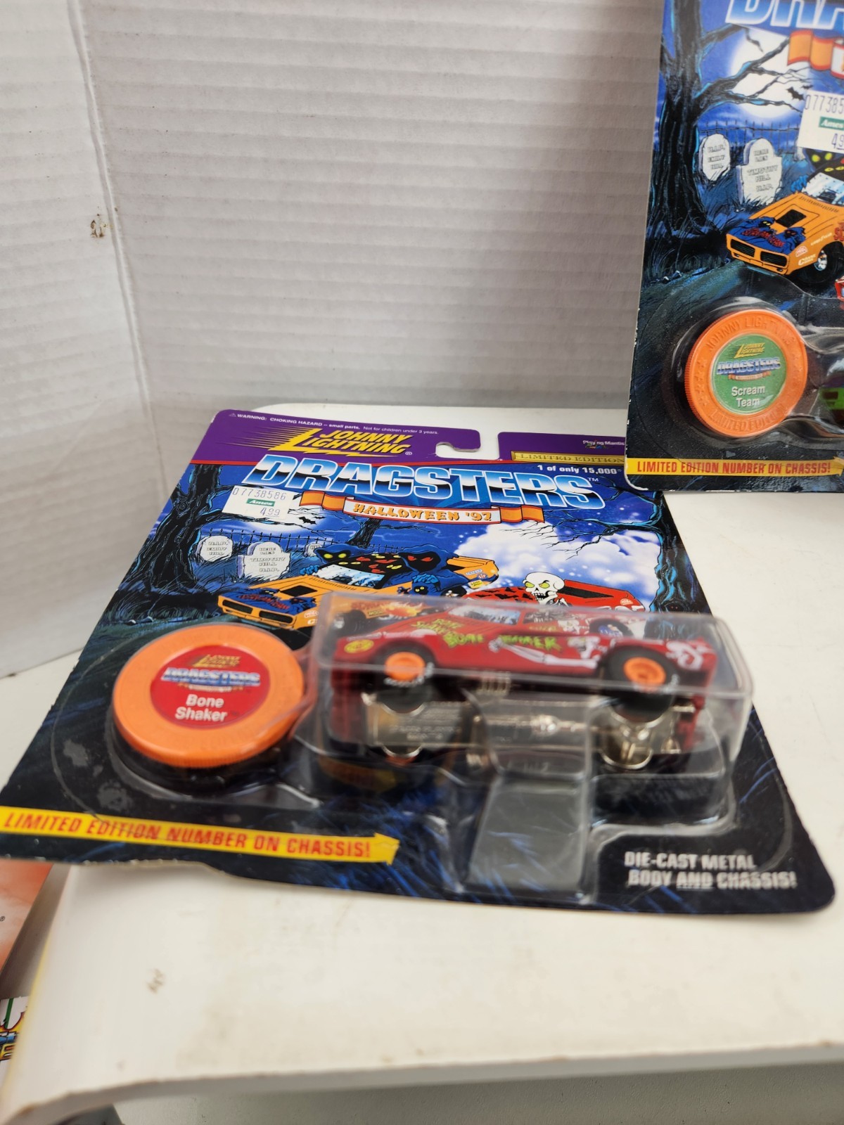 Johnny Lightning Dragsters Halloween 97 Scream Team & Bone Shaker Lot Of 3 Cars