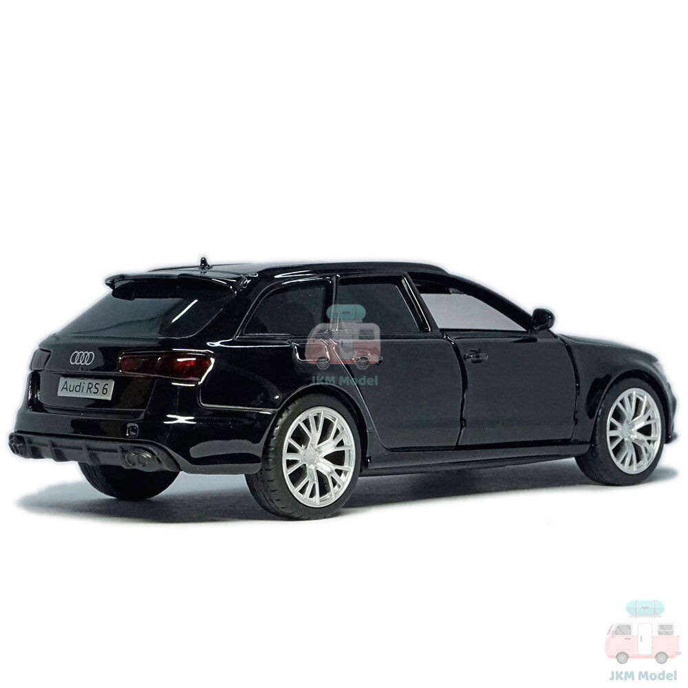 1:36 Audi RS6 Avant Model Car Diecast Toy Vehicle Collection Kids Gift Black