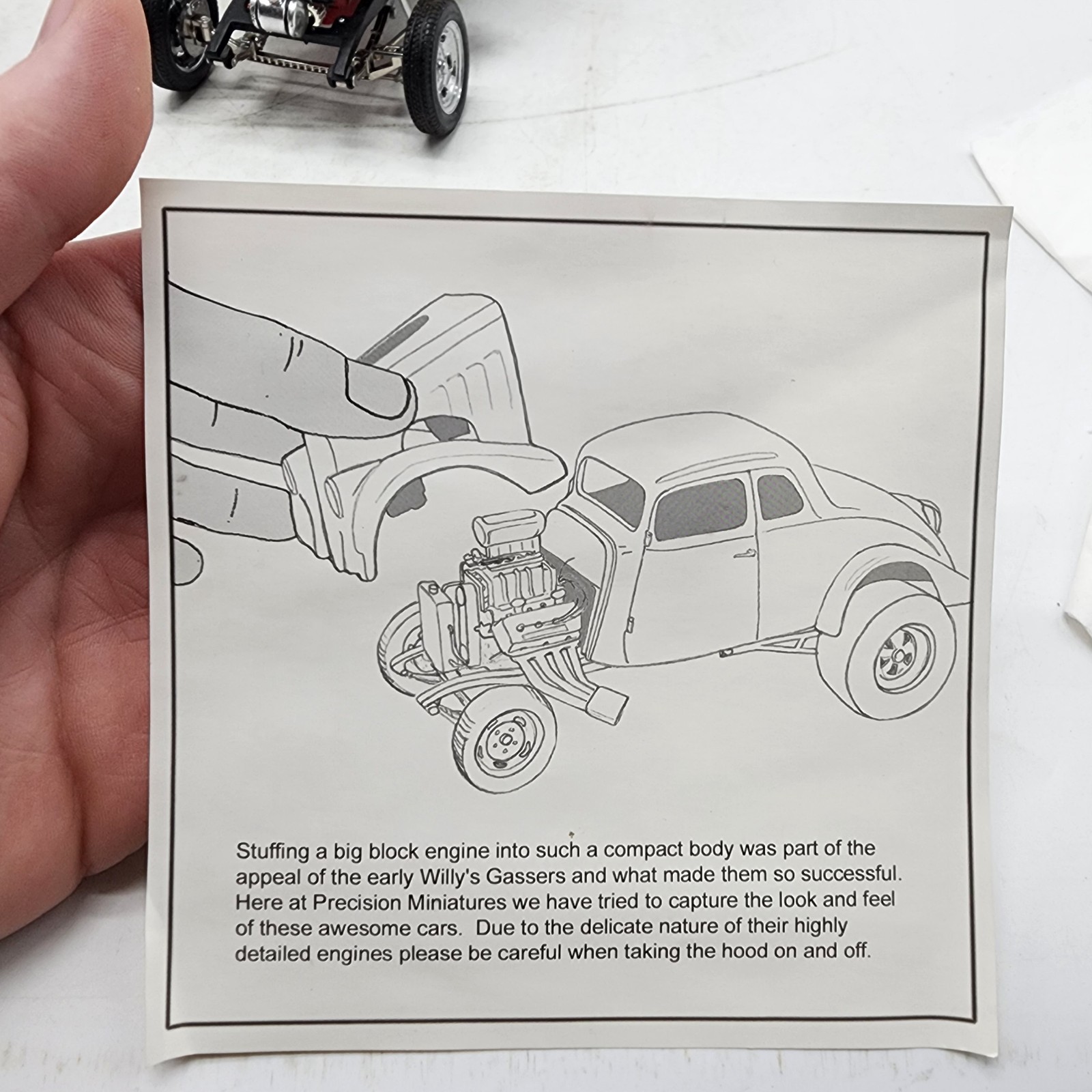 14Q 1933 Willy’s Gasser Bones Dubach and Pisano Precision Miniatures 1:18 Rare