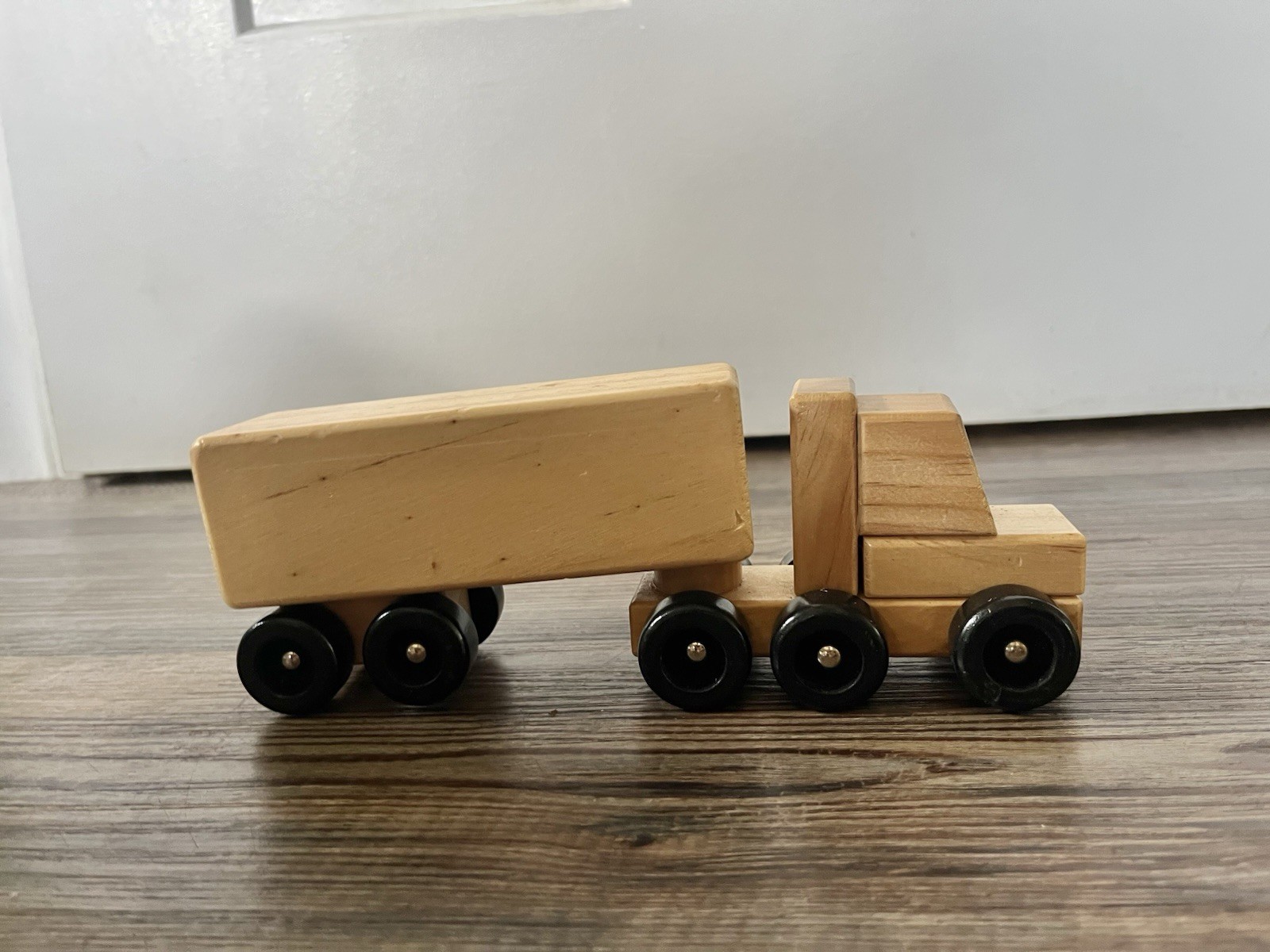 Homer’s Transportation Wooden Semi Truck Toy Trailer Automotive Big Rig Hauler