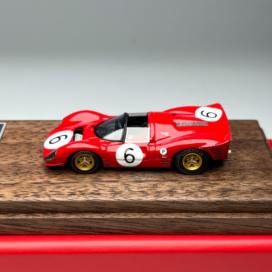 DMH 1/64 Scale 330 P4 1967 24 Hours Le Mans Endurance Race Resin Model Car Gifts