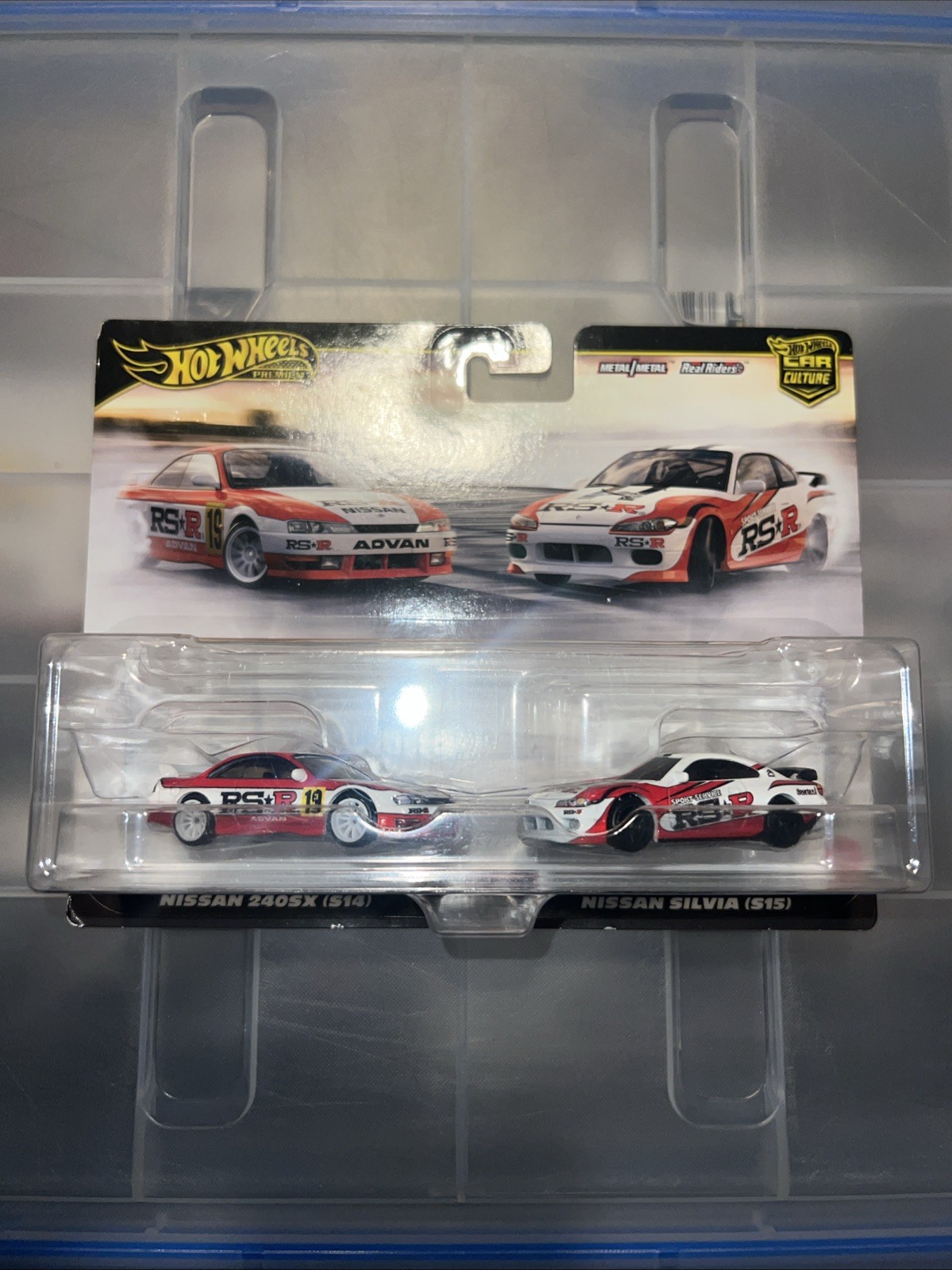 Hot Wheels Premium Car Culture Two Pack Nissan 240SX S14 & Nissan Silvia S15