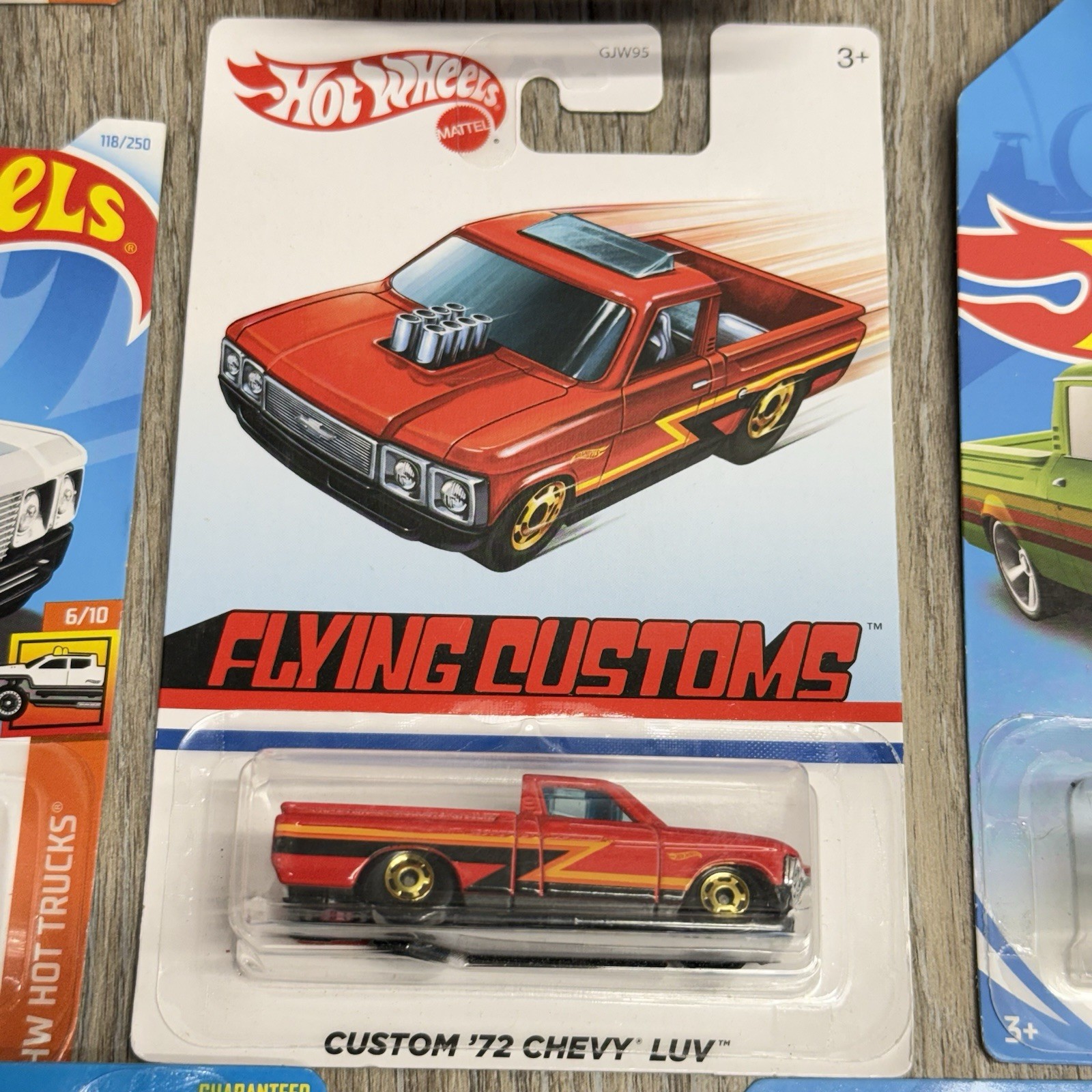 Hot Wheels CUSTOM 72 CHEVY LUV Lot Of 8 CAR CULTURE Hot Trucks ZAMAC NEW/SEALED