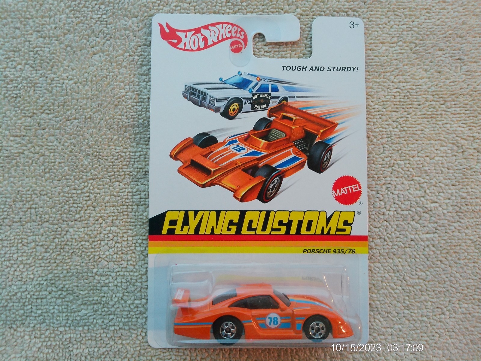 2012 Hot Wheels Flying Customs Porsche 935/78 Target Exclusive Orange NIB!