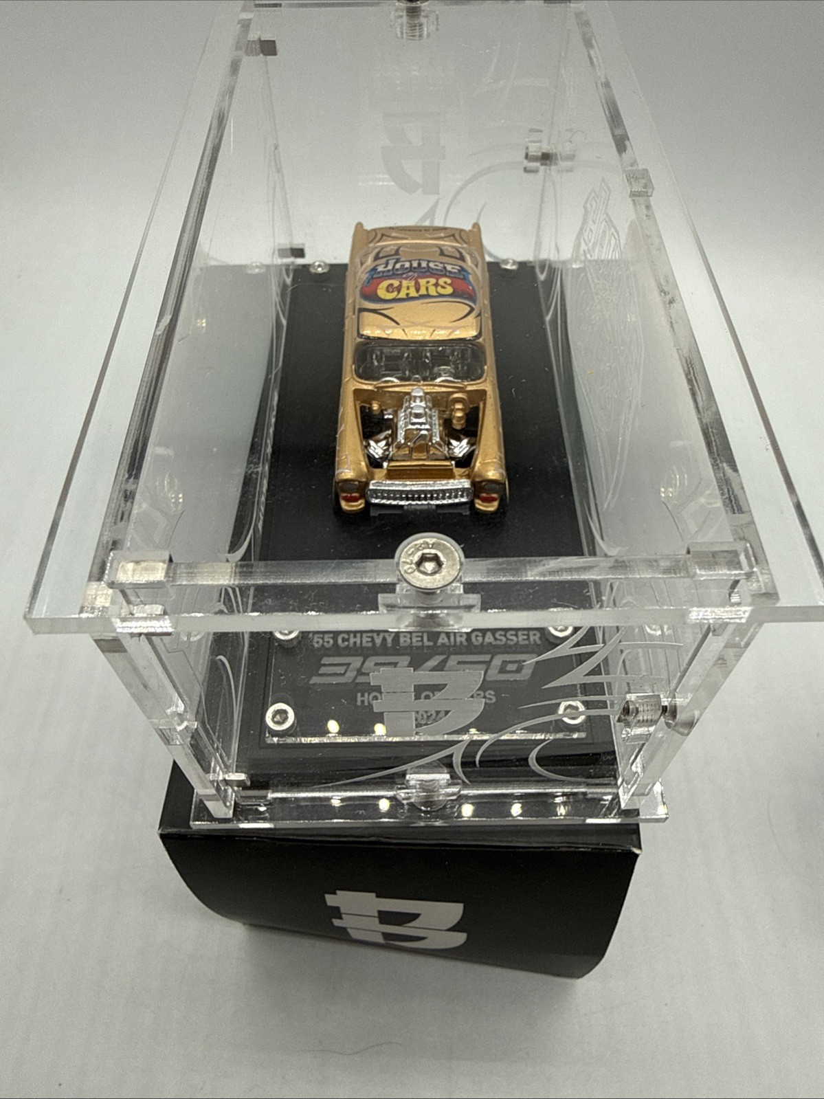 2024 BLACK CROW CUSTOMS Hot Wheels 55 CHEVY BEL AIR GASSER 39/50 House Of Cars