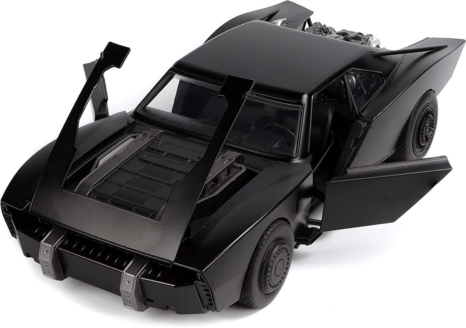 Jada Toys DC Comics The Batman 1:18 Batmobile with Lights Die-cast Car &…