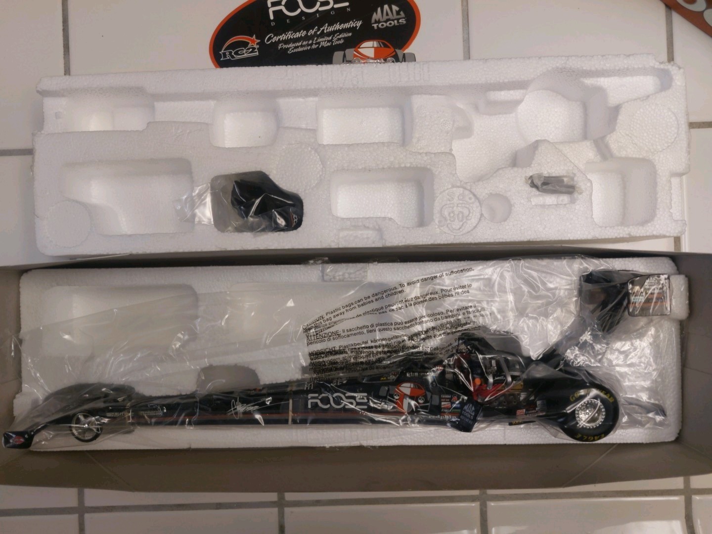 DOUG KALITTA 1/24 foose custom “RARE” 2006 RC2 TOP FUEL DRAGSTER 1 of 1200