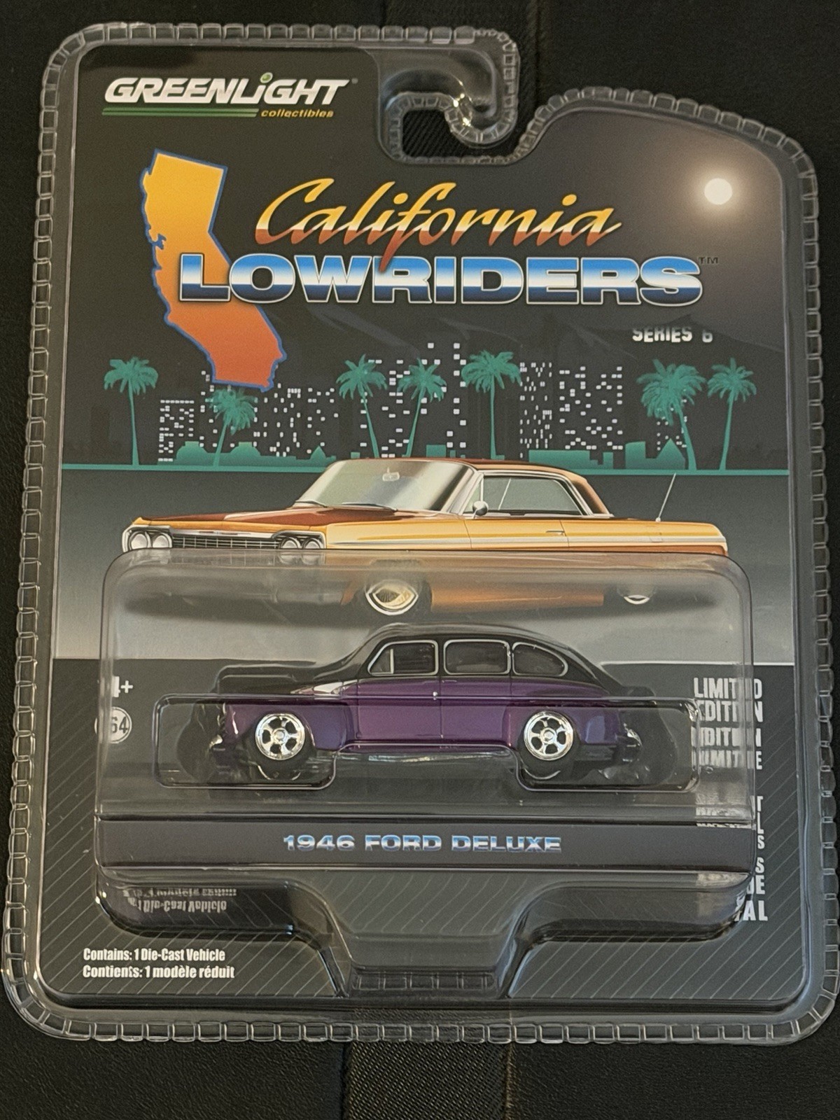 CHASE! 1/64 1946 Ford Super Deluxe California Lowriders 6 63070-A
