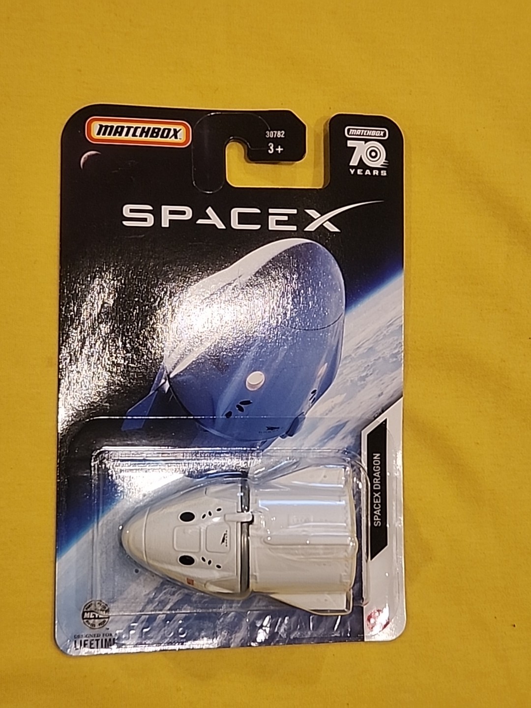Matchbox 70 Years SpaceX Dragon 8/100 ELON MUSK CAPSULE 🔥A3