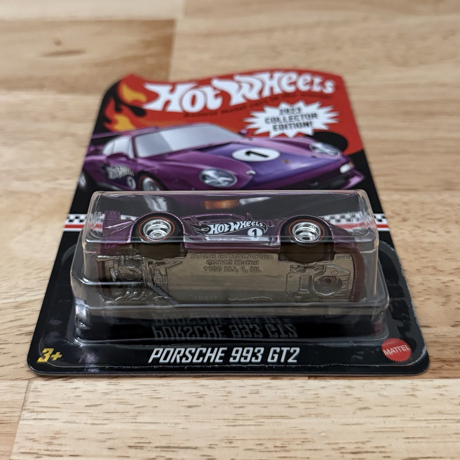 2023 Hot Wheels DOLLAR GENERAL Mail In PORSCHE 993 GT2 Collector Edition Purple
