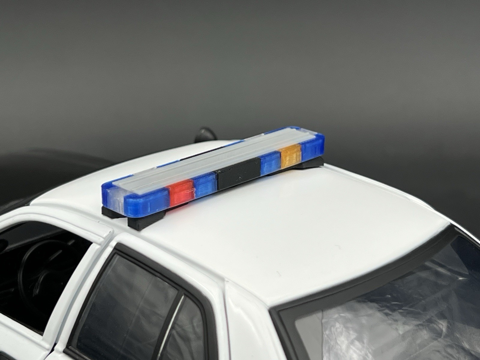 1/18 Scale LED Ready Whelen Edge United Kingdom Police Lightbar Blue Red 1812 UK