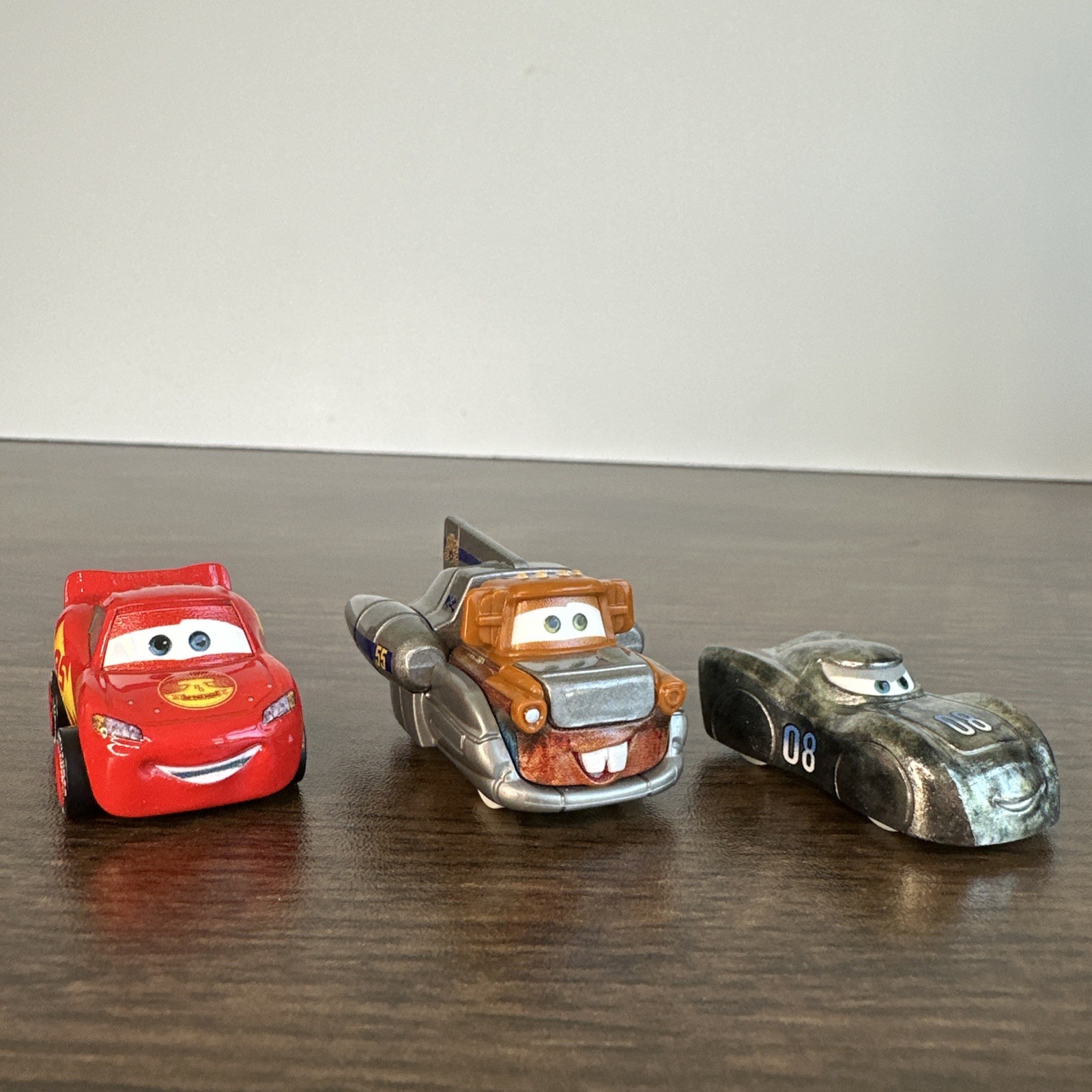 Pixar Cars On The Road Mini Racers Super Speed Mater Datz Jammin McQueen Salt