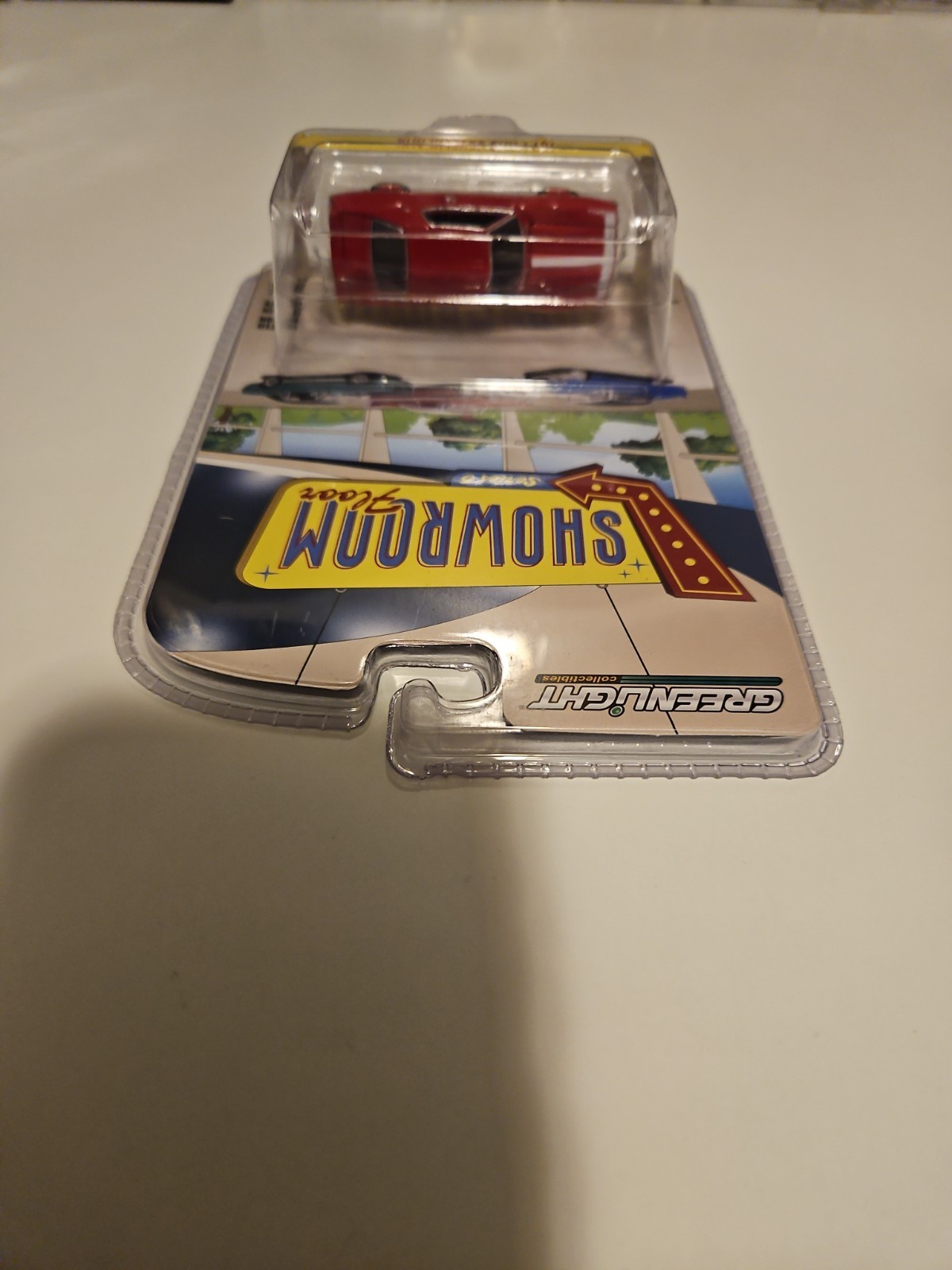GreenLight Showroom Floor Series 6 1971 AMC Javelin AMX 1/64 Target Red CHASE