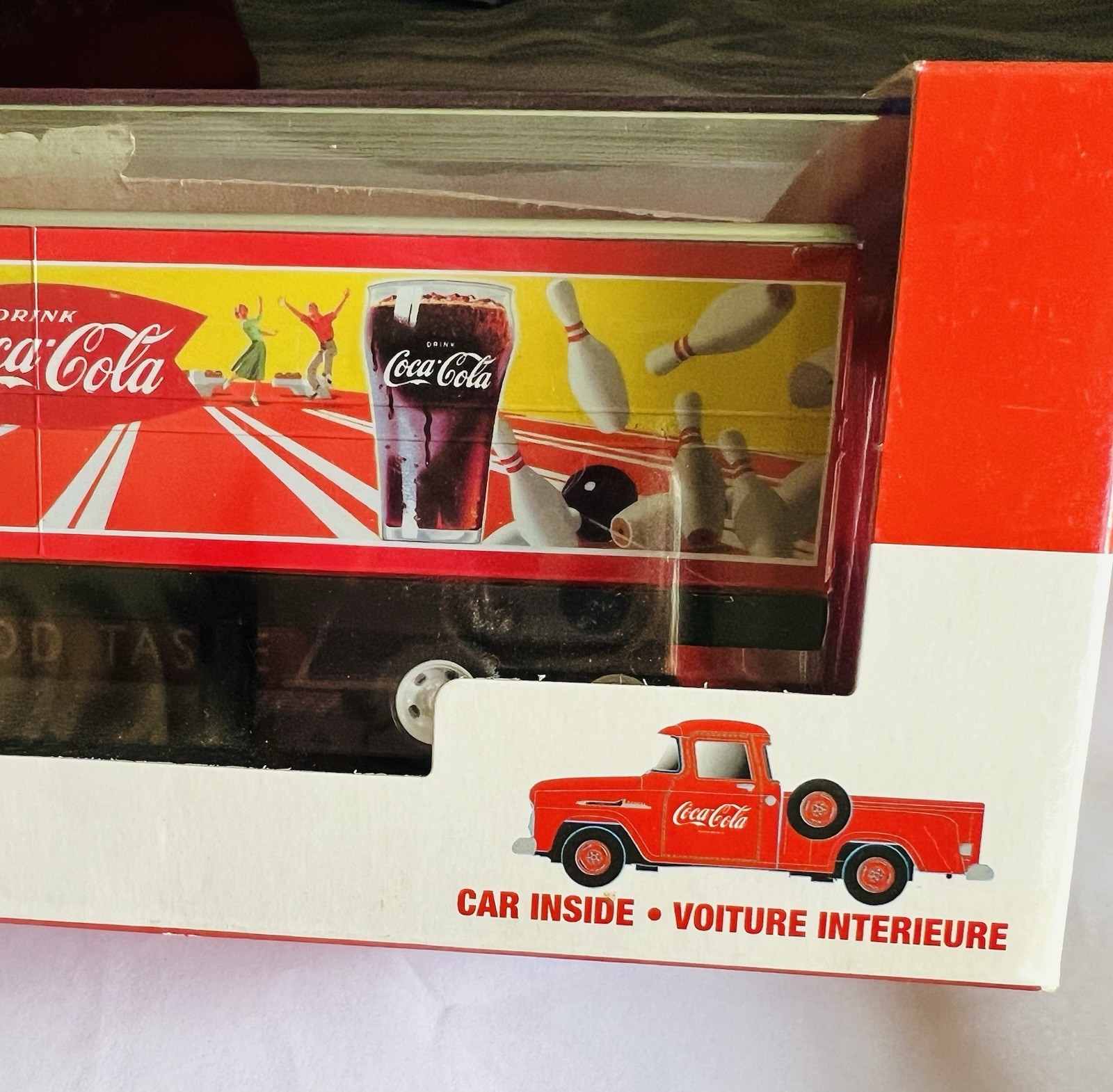M2 Coca-Cola 1958 Chevy Spartan Lcf yes 1958 Chevy Apache Stepside 1:64 LE 18-05