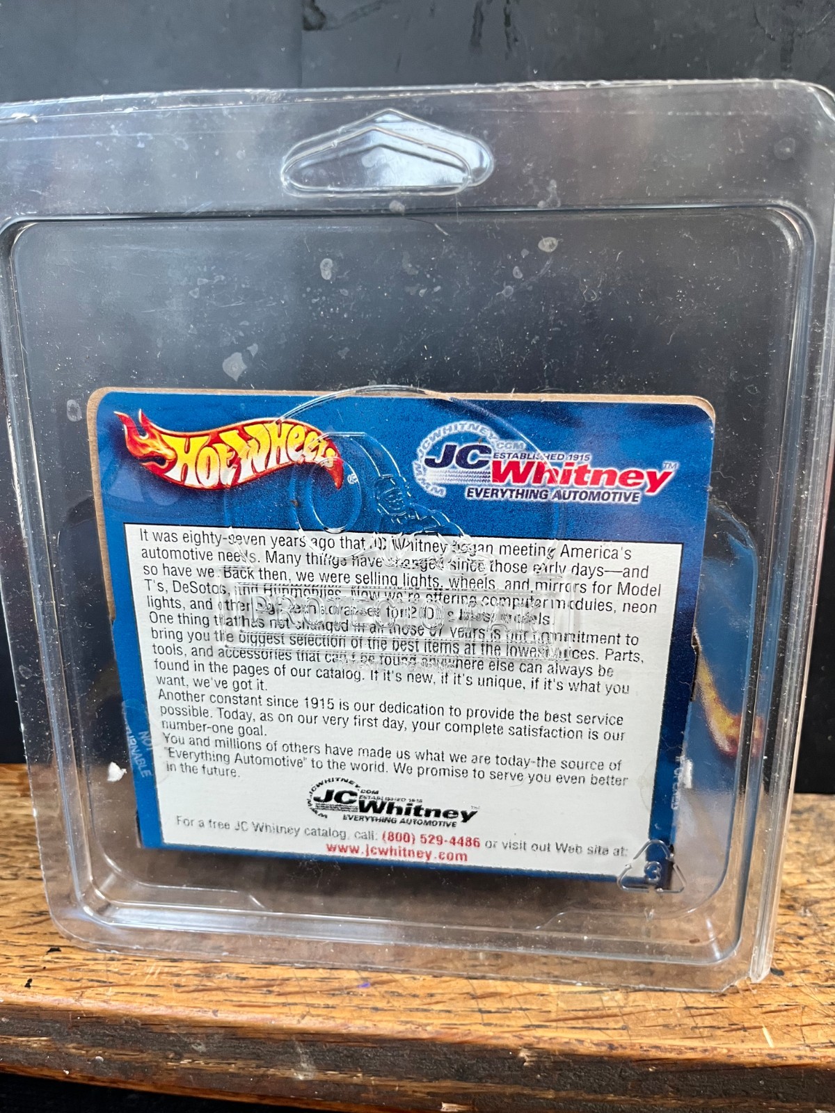 Hot Wheels Red JC Whitney 1:64 Mercury Hot Rod Flames 56249