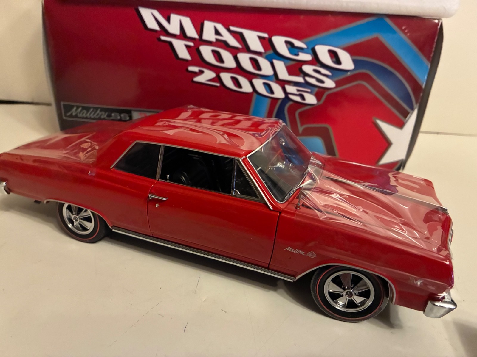 1965 Chevrolet Chevelle RED Limited Edition 1:18 MATCO TOOLS IN BOX