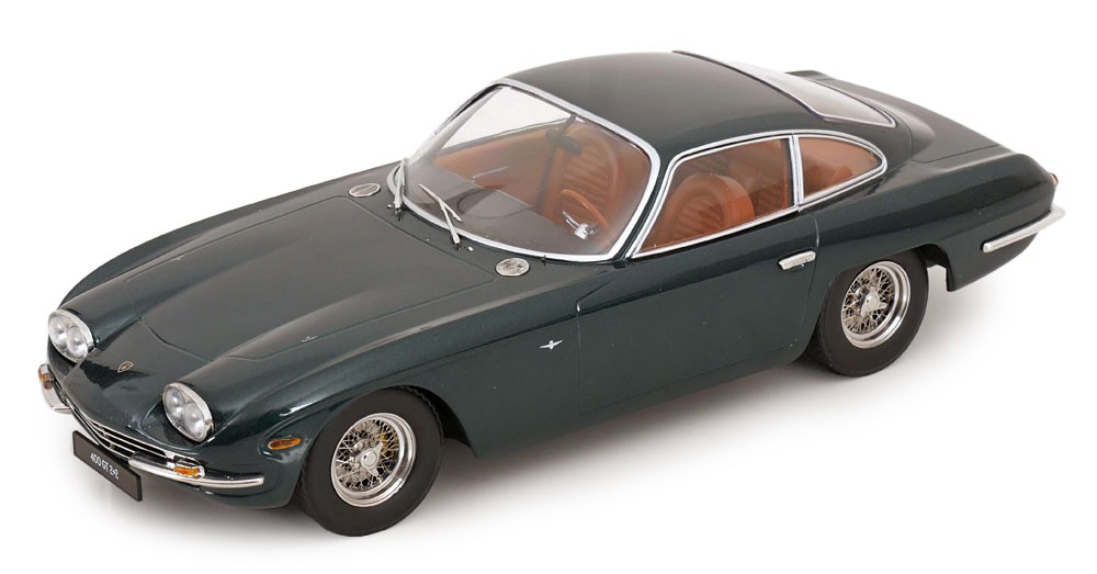 KK Scale 1:18 LAMBORGHINI 400 GT 2+2 DARK GREEN METALLIC 1966 Diecast Model