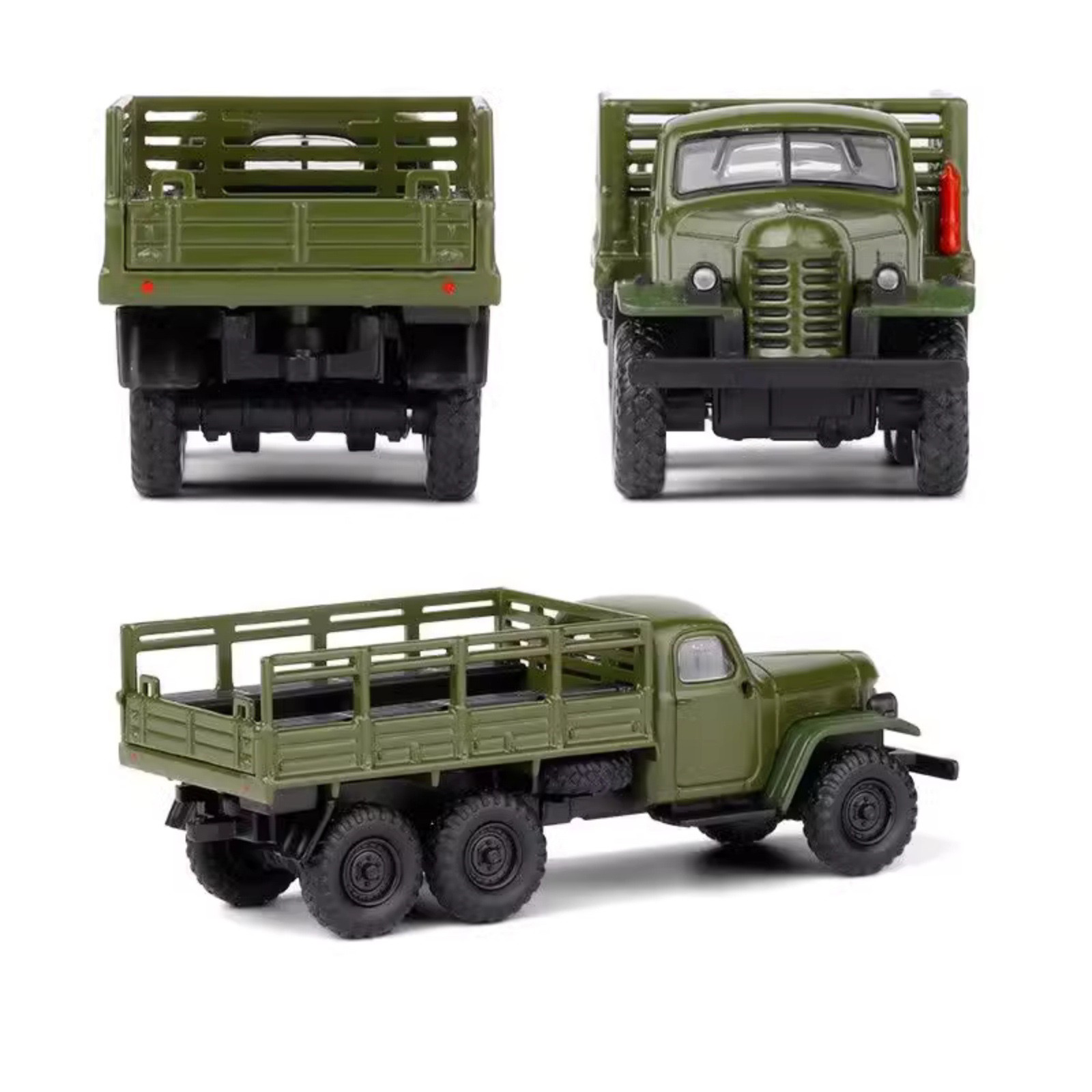 1/64 Scale Diecast Alloy China Jiefang Military Army CA30 Truck Model Toy Gift