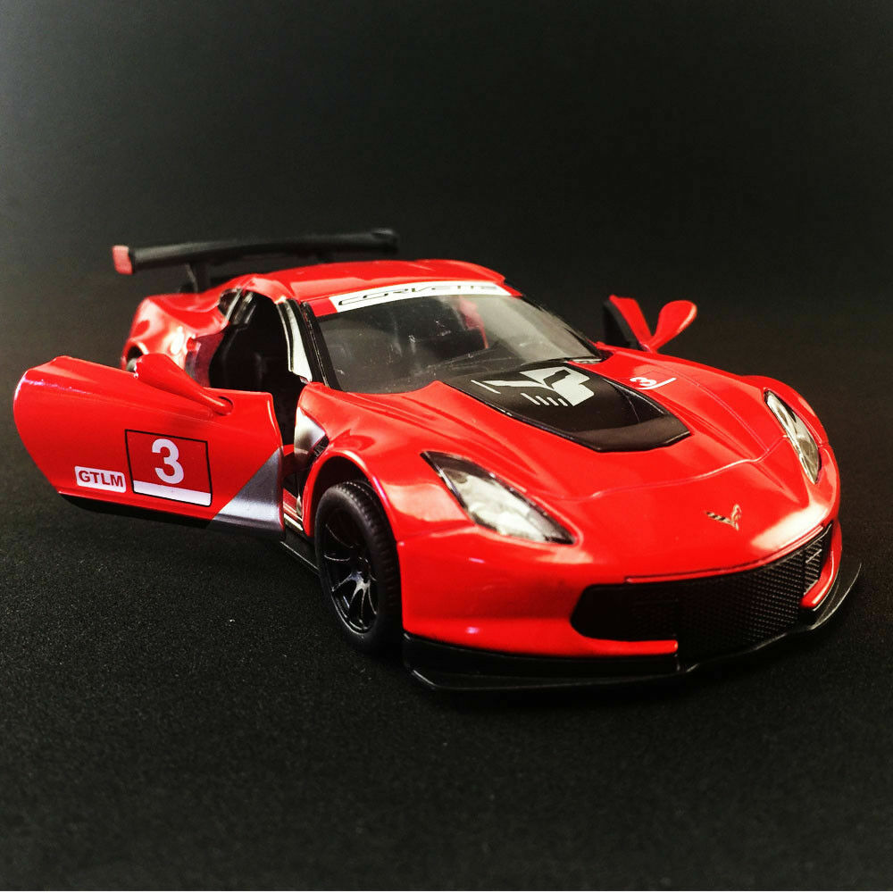 2016 Chevrolet Corvette C7.R, Chevy Corvette C7 R, Diecast Toy Car, 5”, 1/36