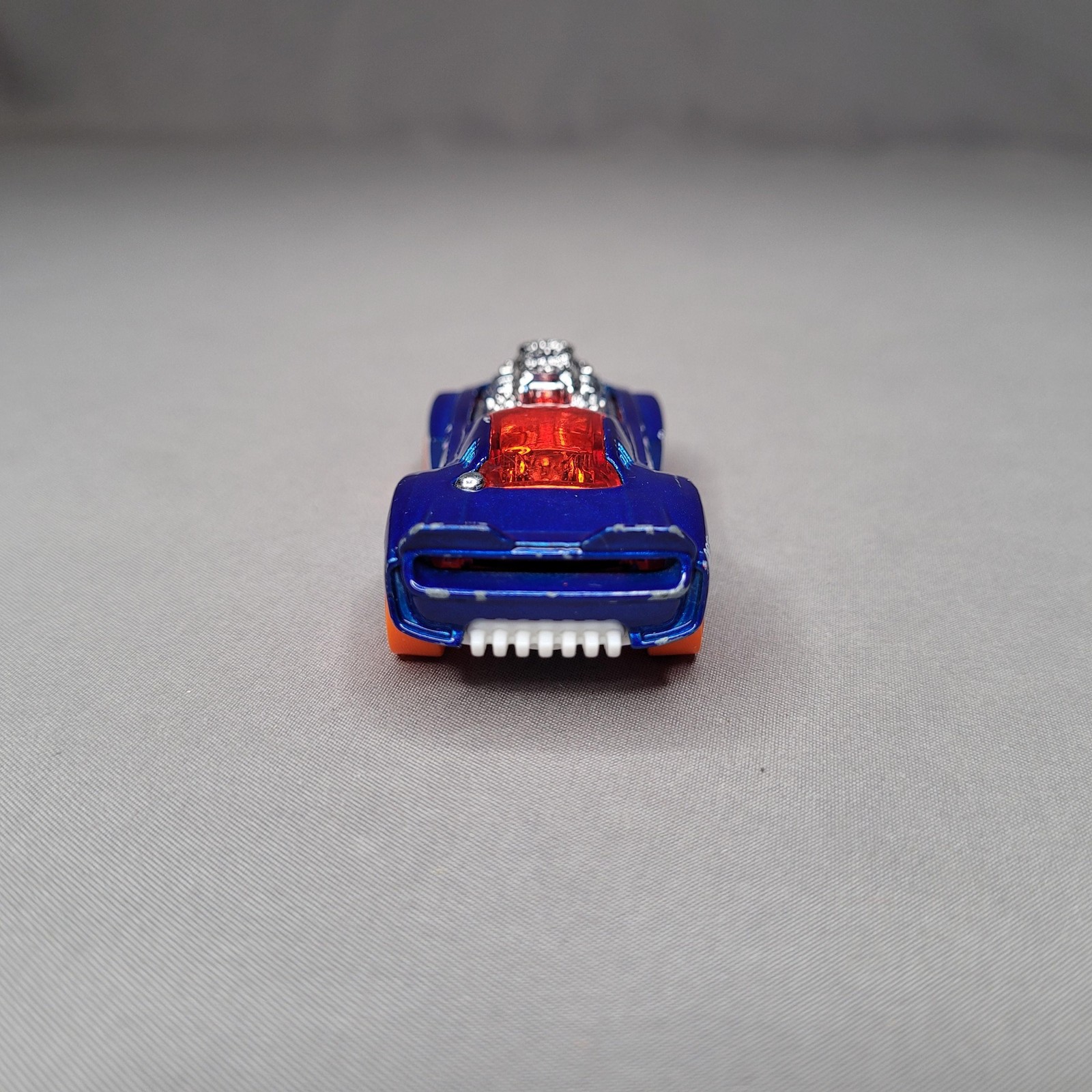 2018Hot Wheels Rodger Dodger 2.0 Blue Diecast Car Orange Wheels Racer #3 Loose
