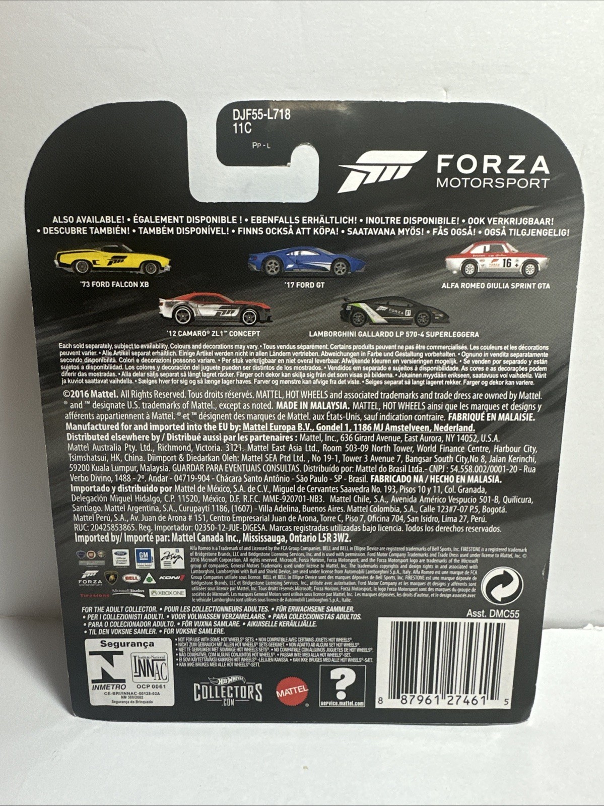 Hot Wheels Retro Entertainment Forza Motorsports Lamborghini Gallardo
