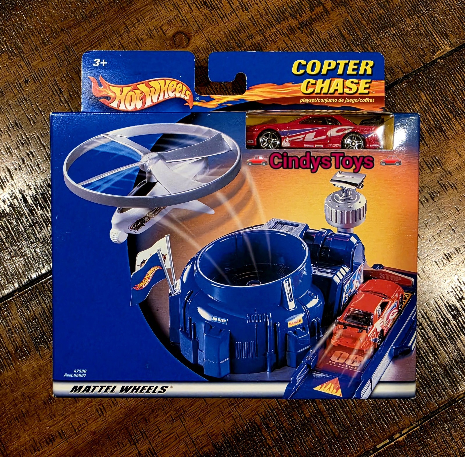 HOT WHEELS NISSAN SKYLINE GT-R R32 COPTER CHASE BOX RARE — NEW/SEALED
