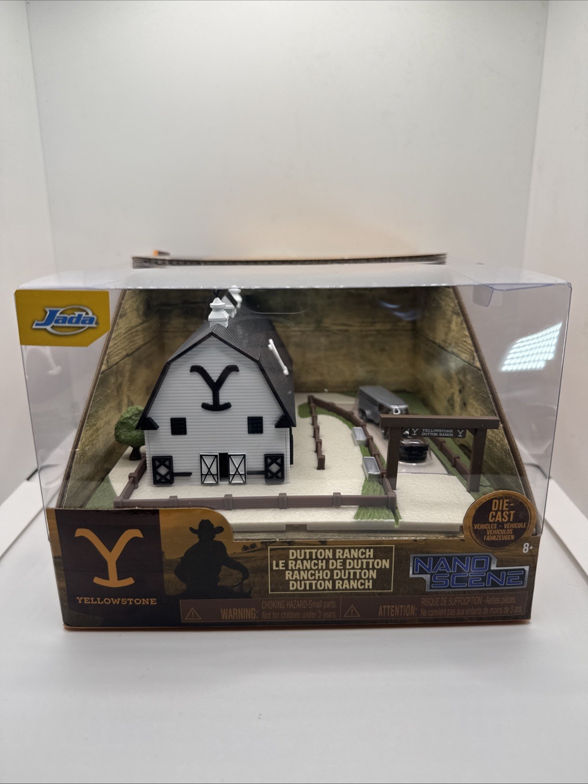 Jada Toys Nano Scene Yellowstone Dutton Ranch Diecast Set White Black Brown 2025