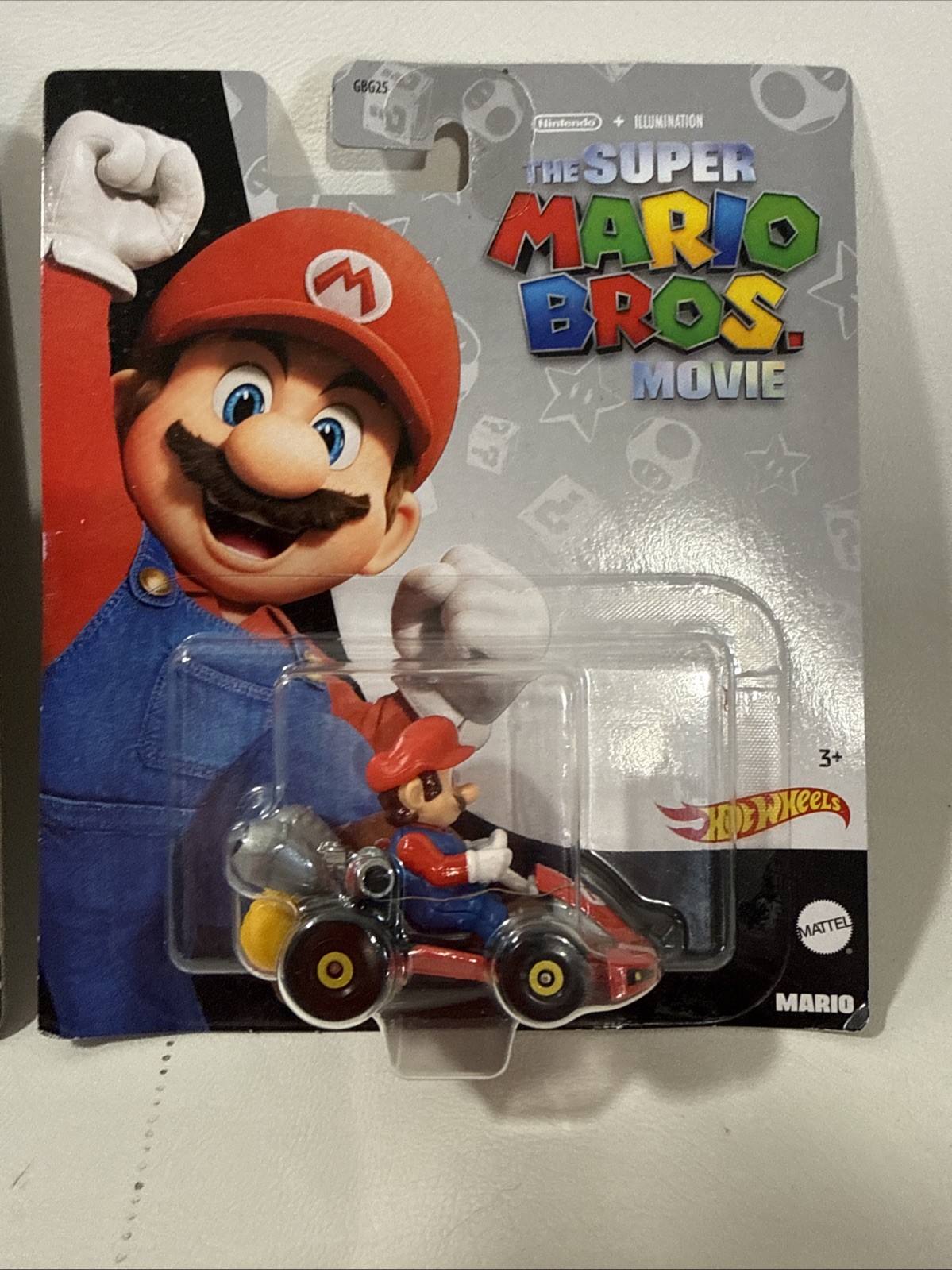 Hot Wheels Premium Super Mario Bros. Movie Mario Kart/Plumber Van 2pcs Lot