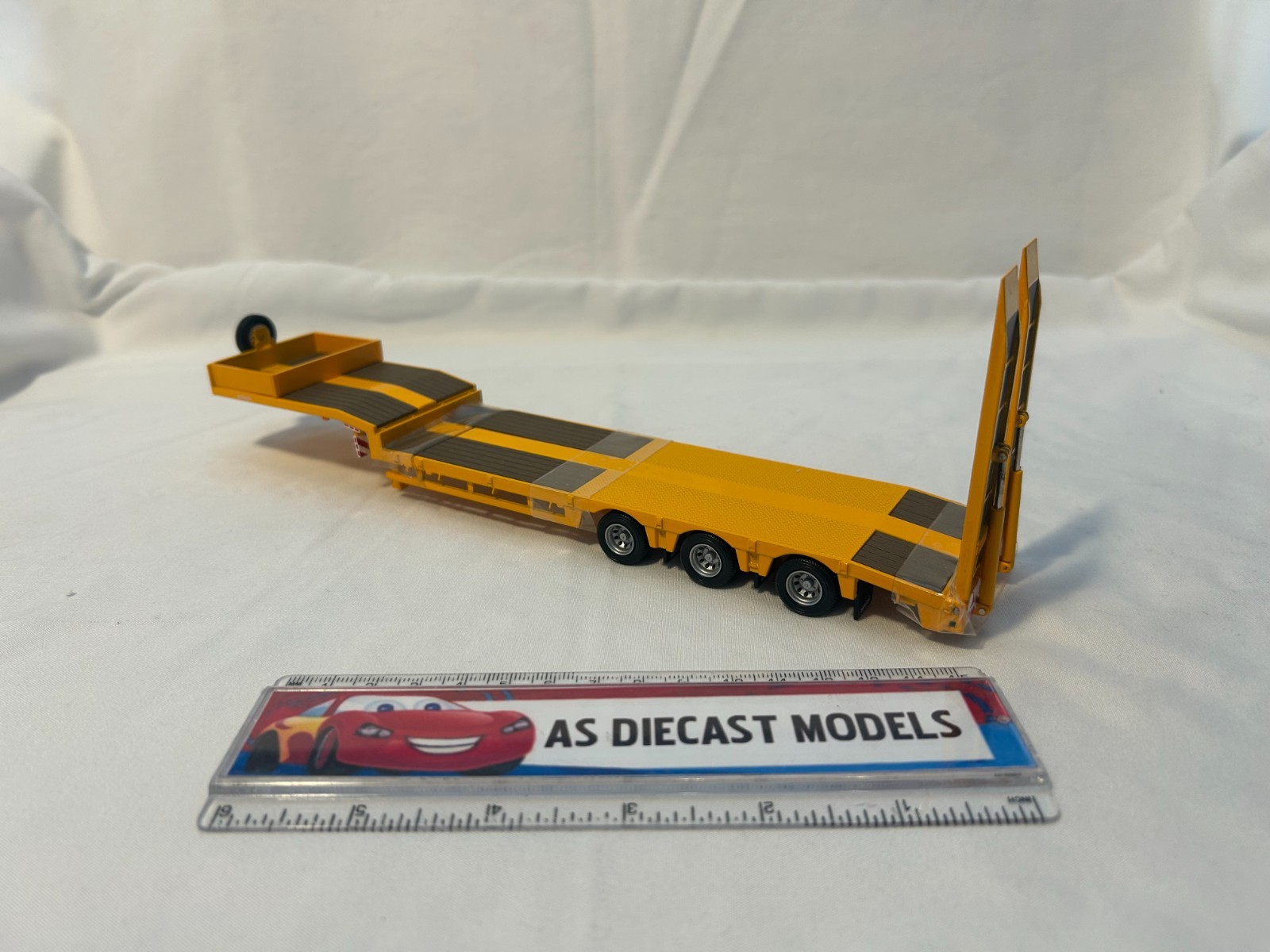 Corgi Modern 3 Axle Plain Yellow Extending Nooteboom Low Loader Only 1/50