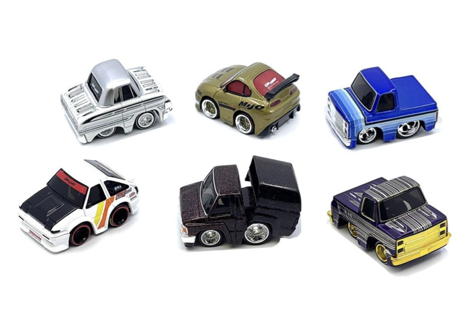 CarTuned 1:64 Mijo Exclusives Assortment of 6 Cars Set Series MJ1 *Factory Seal*