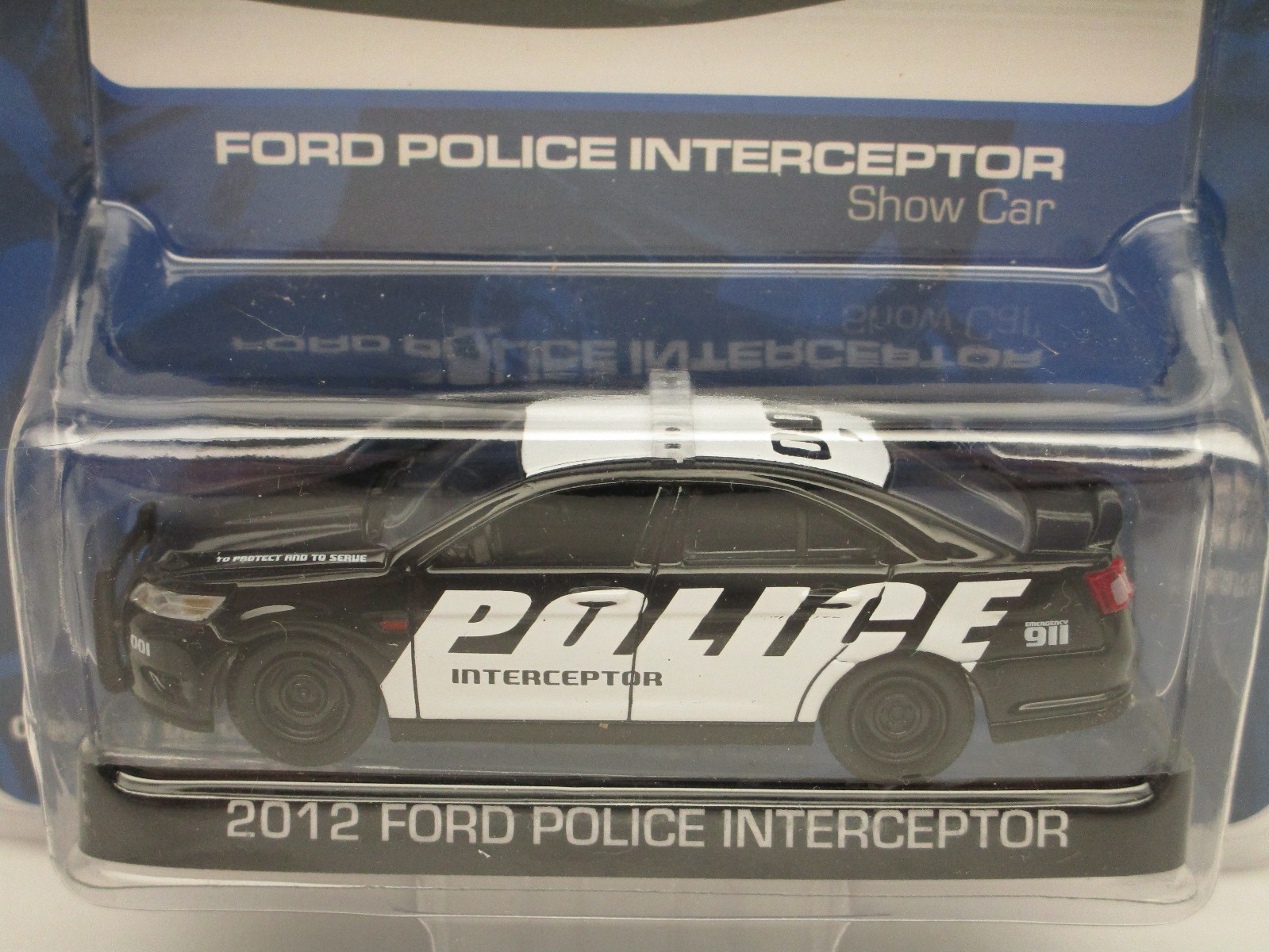 Greenlight Hot Pursuit 2012 Ford Police Interceptor Show Car 1:64 Diecast