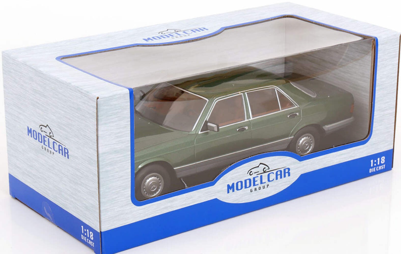 MCG 1979 Mercedes-Benz S-Class (W126) Green Metallic 1:18 MCG18549