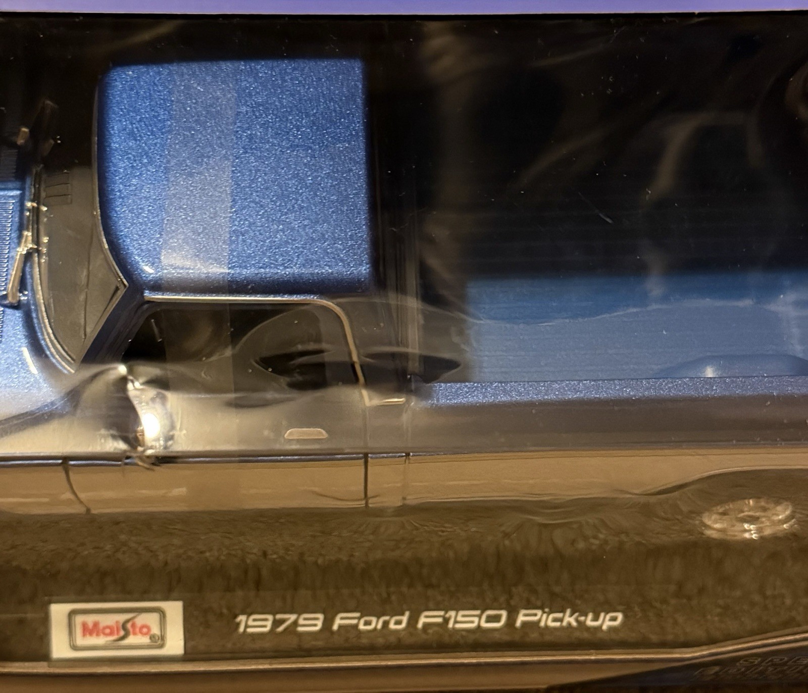 NEW MAISTO 1:18 SCALE DIE-CAST SPECIAL EDITION 1979 FORD F150 PICKUP TRUCK BLUE