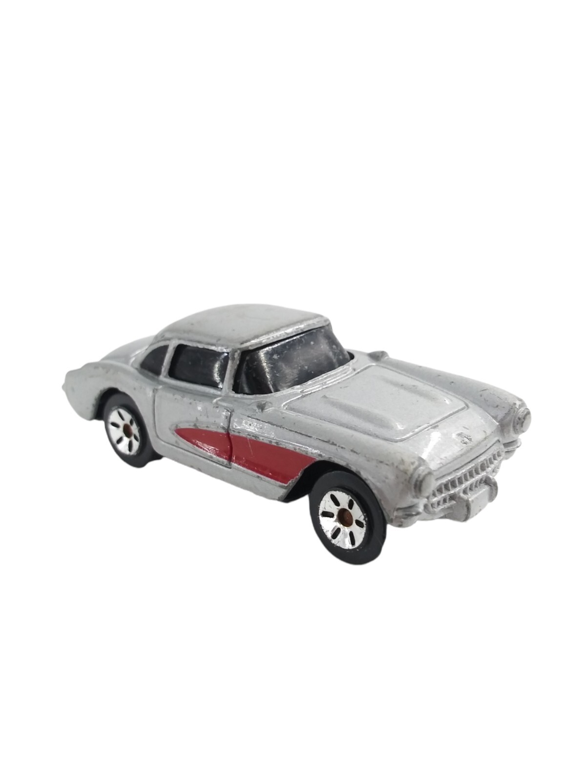 Maisto ’57 Chevy Corvette Silver Diecast Car Hard Top