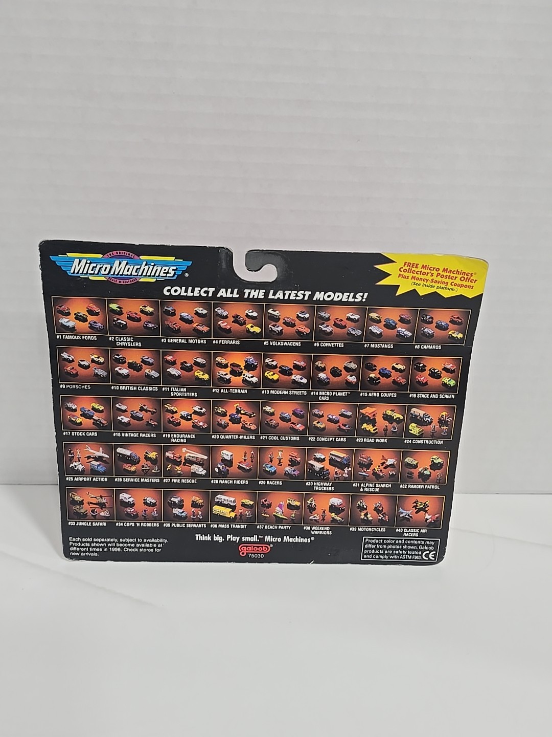 1997 Galoob Micro Machines #26 Service Masters Tow Truck Gas Tanker ’49 Mercury