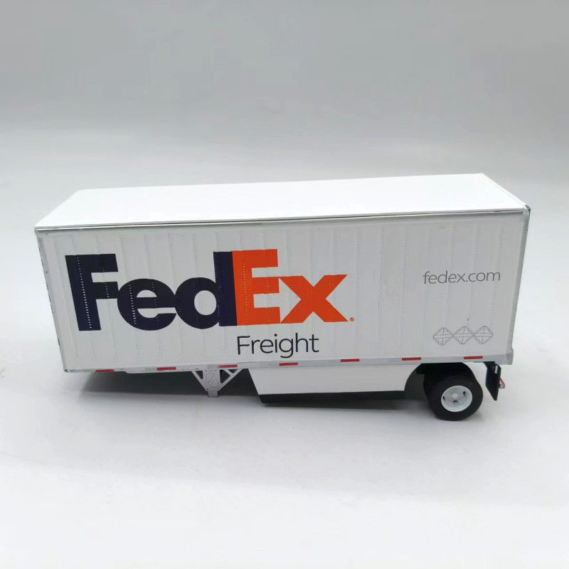 FedEx Truck & Trailer Diecast Model DM Alloy Container Logistics Container 1:50