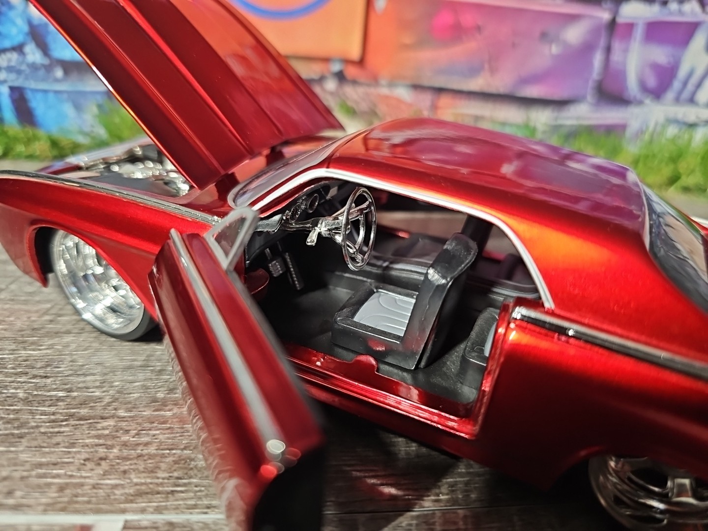 Vntg 2005 Jada Dub City Oldskool Rick Dore 1963 Ford Thunderbird 1:24 NO BOX
