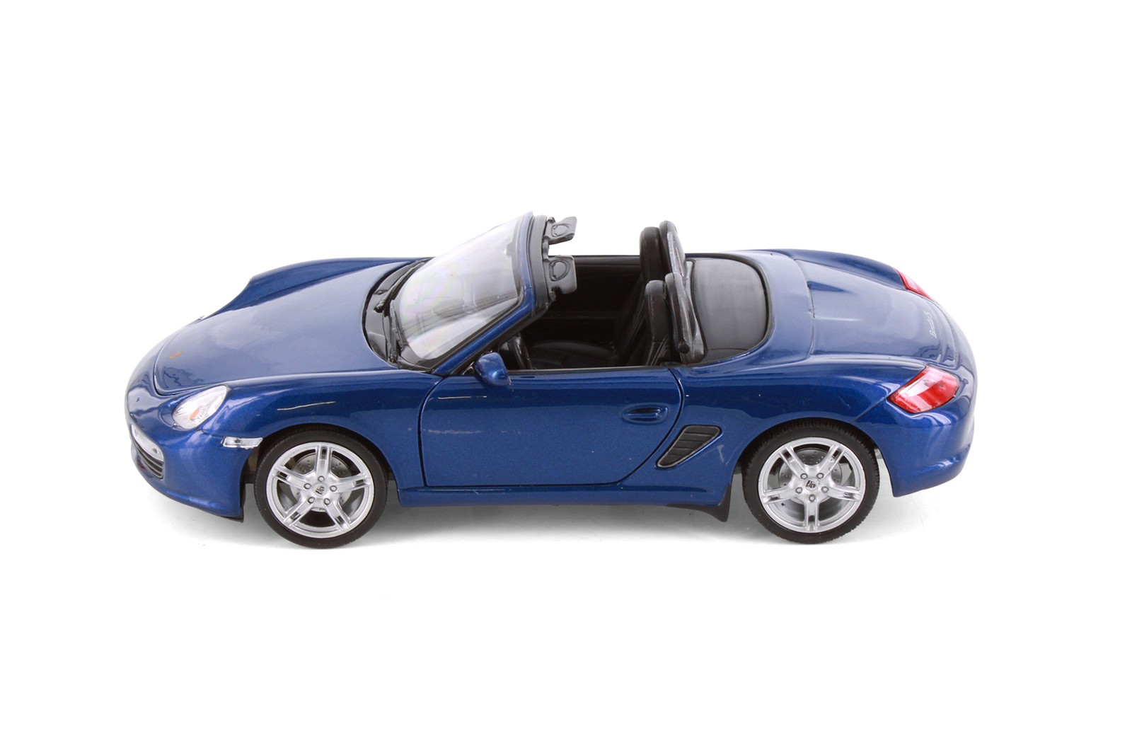 PORSCHE BOXSTER S OPEN CONVERTIBLE BLUE 1/24 DIECAST CAR SHOWCASTS 22479C/4D