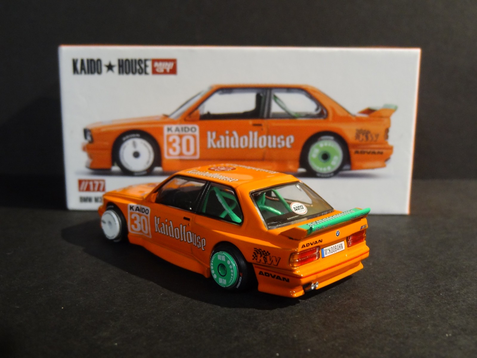 KAIDO HOUSE x MINI GT – BMW M3 KAIDOHAUS V1 – ORANGE #KHMG177 – SEALED