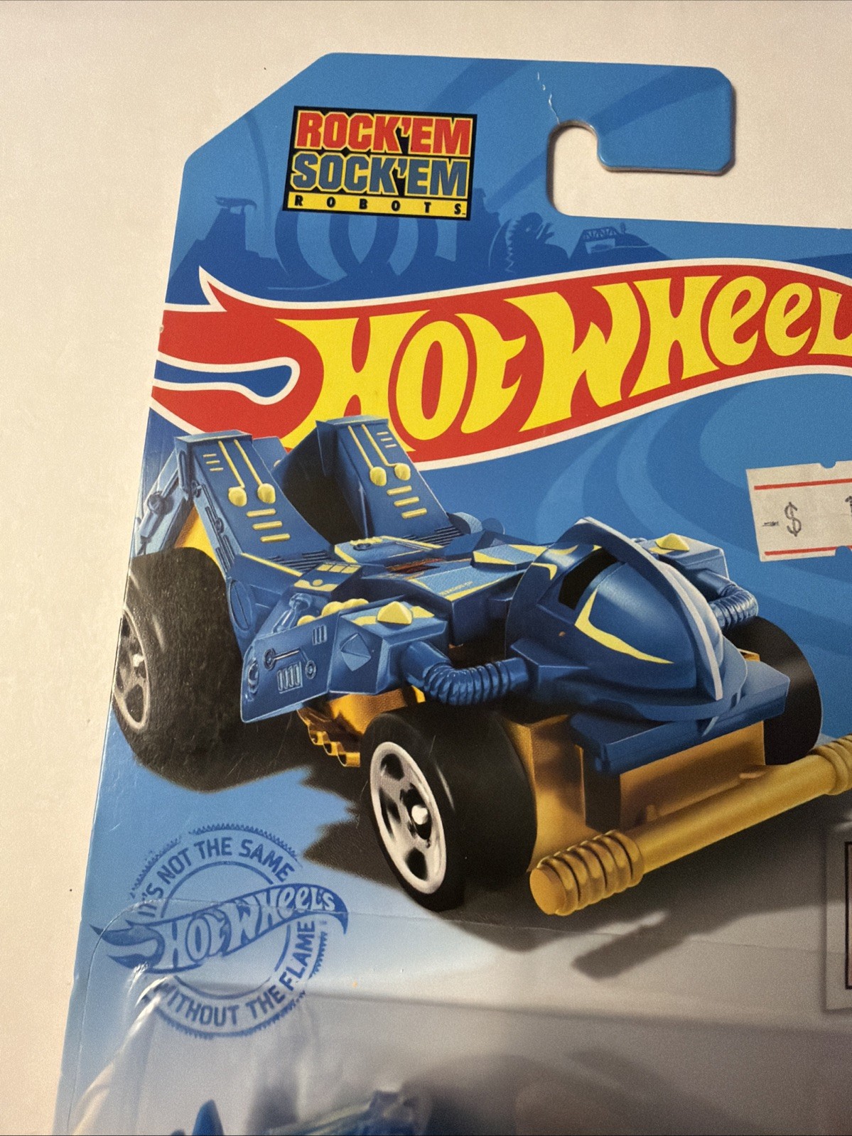 Hot Wheels Rock’em Sock’em Mattel Games 3/5 Zombot 46/250 Blue/Yellow