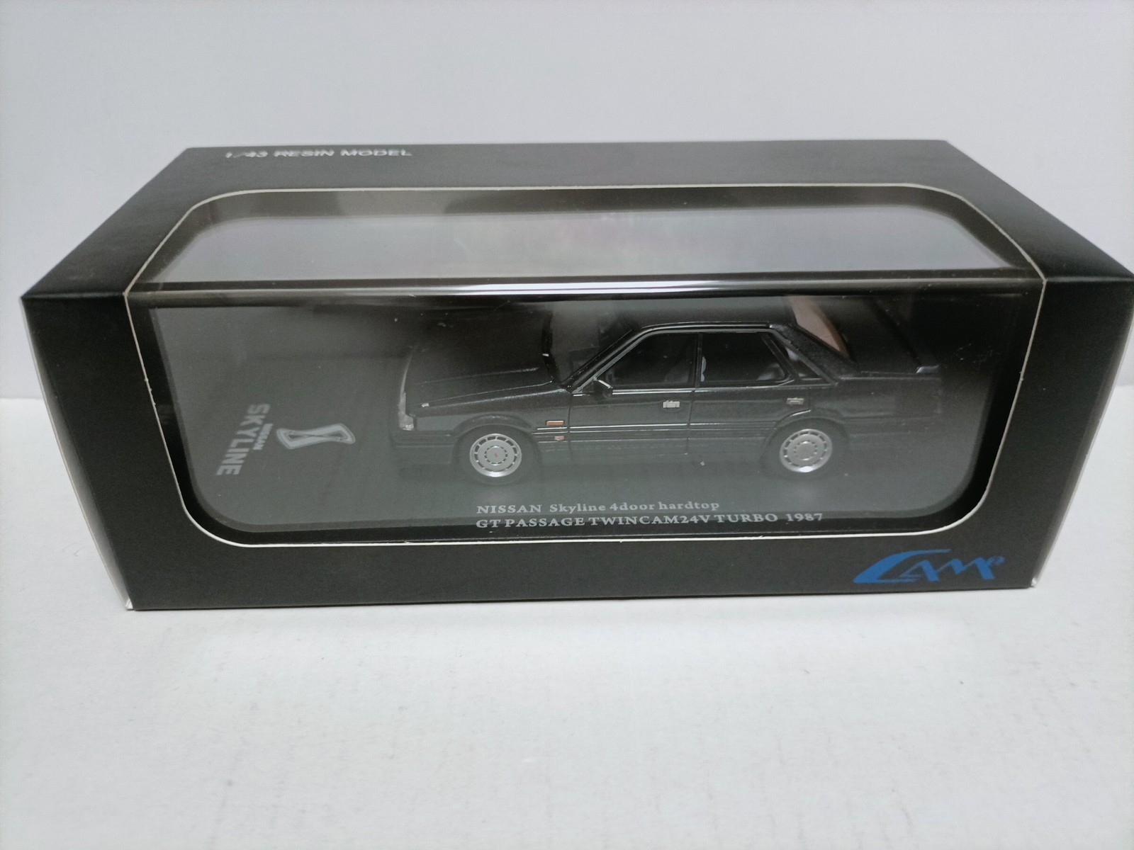 CAM 1:43 Nissan Hardtop Modified GT Turbo Twincam 24V Metallic Gray Car Model